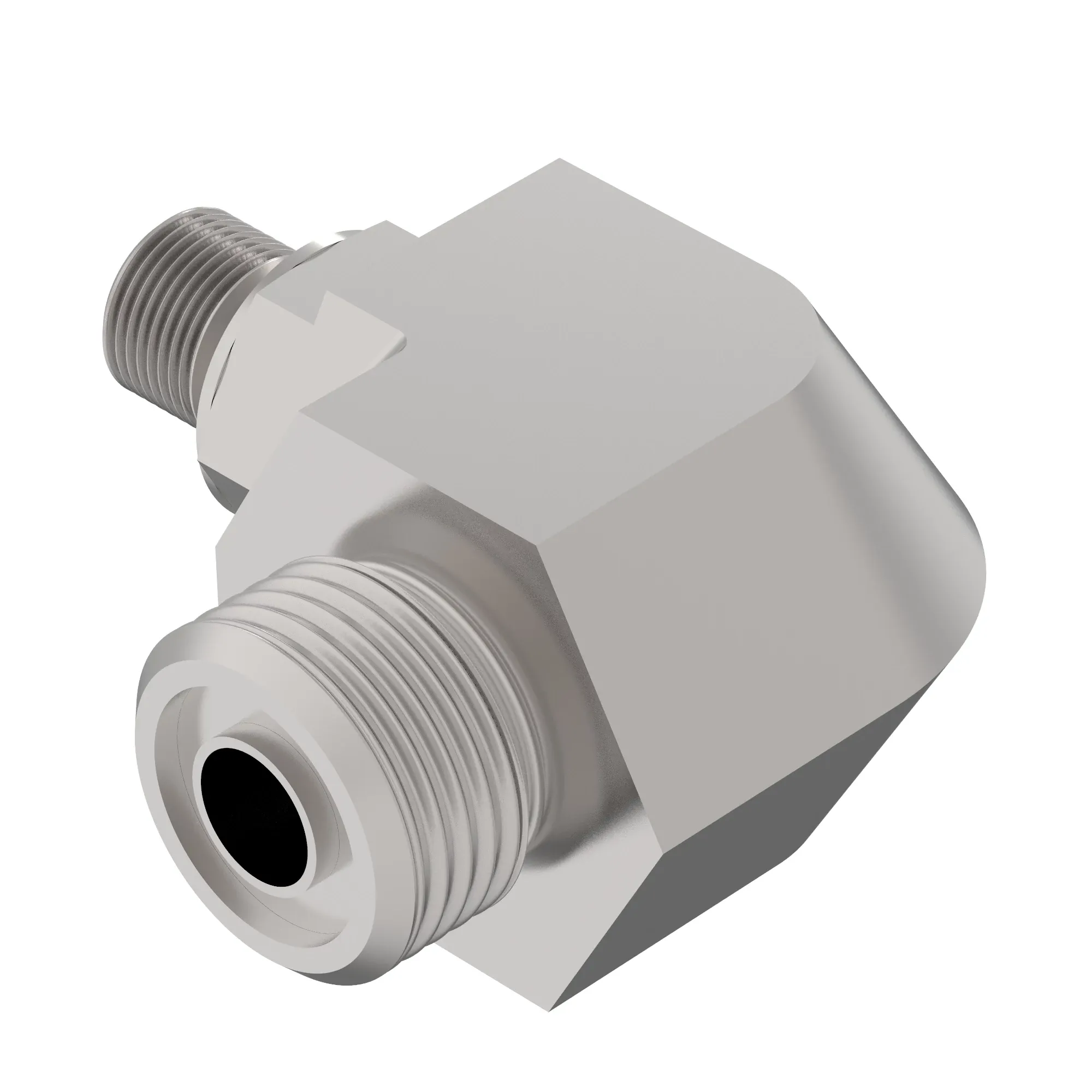 90 DEGREE STRAIGHT THREAD ELBOW,O-R