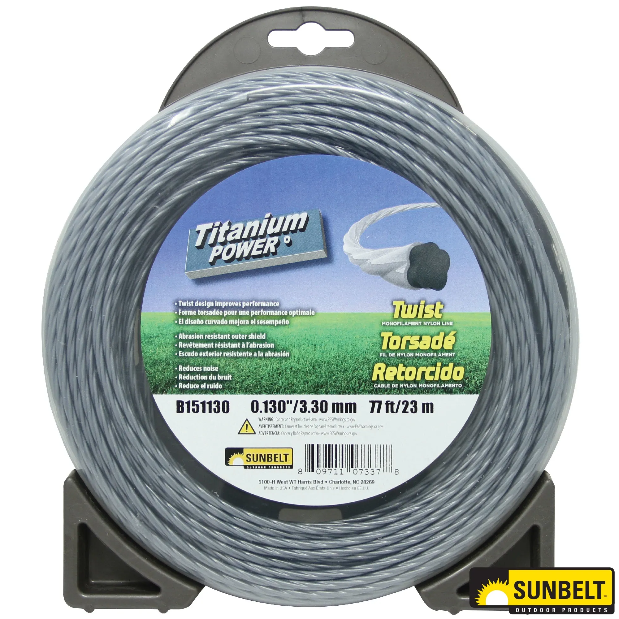 John Deere Twist Titanium Power Trimmer Cutting Line - B151130
