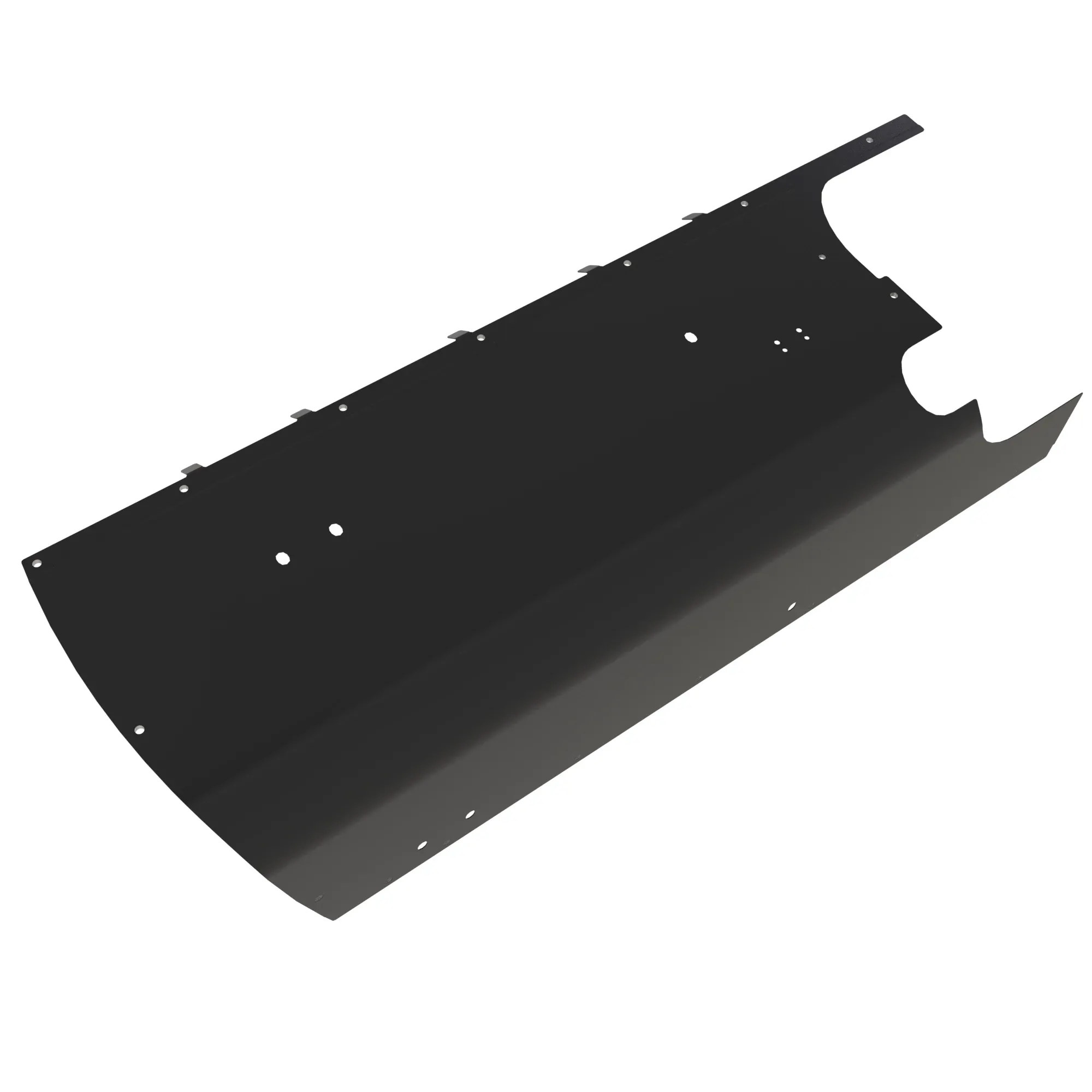 size 4, aspirator and atd side cover for exhaust shielding