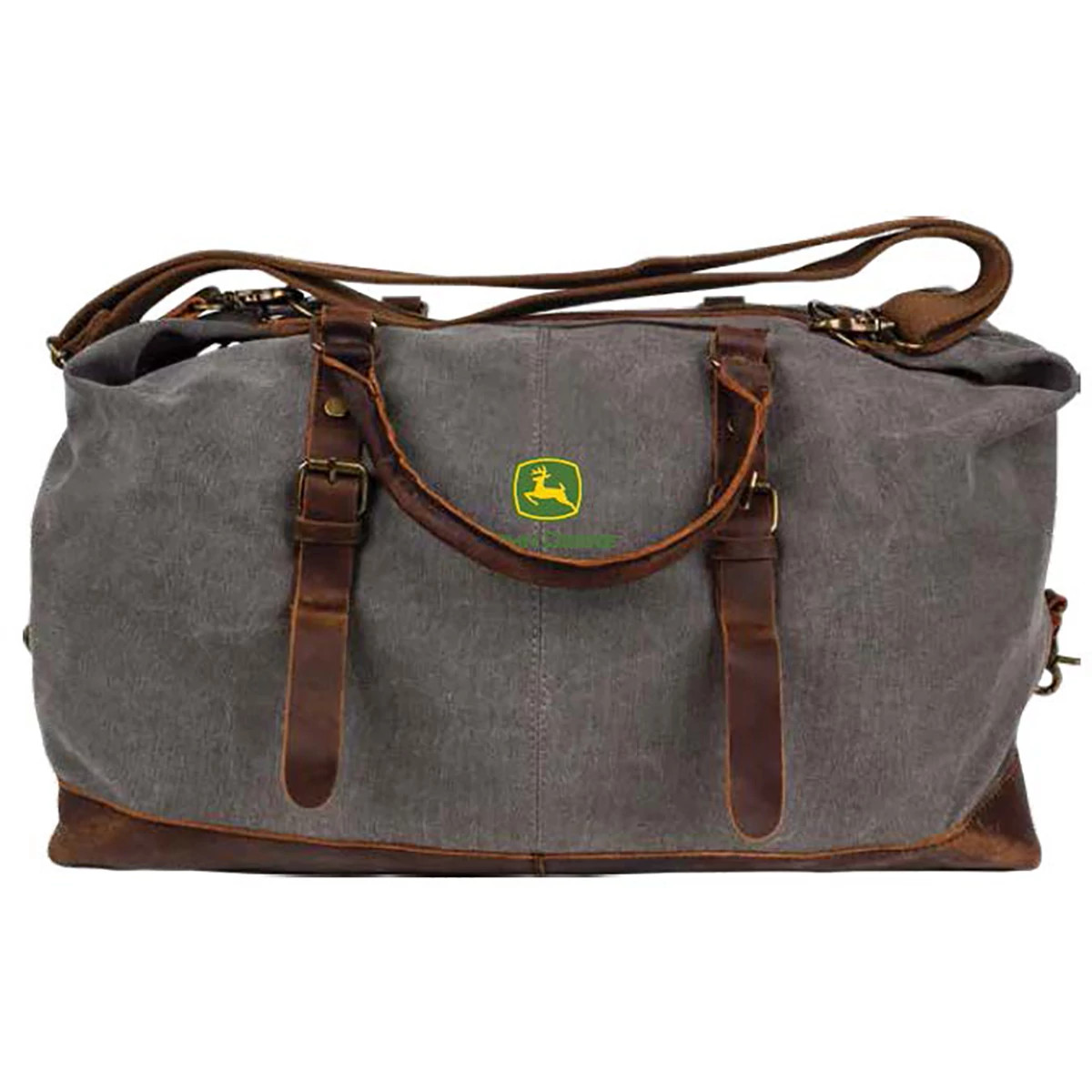 "Large Leather Duffle Bag"