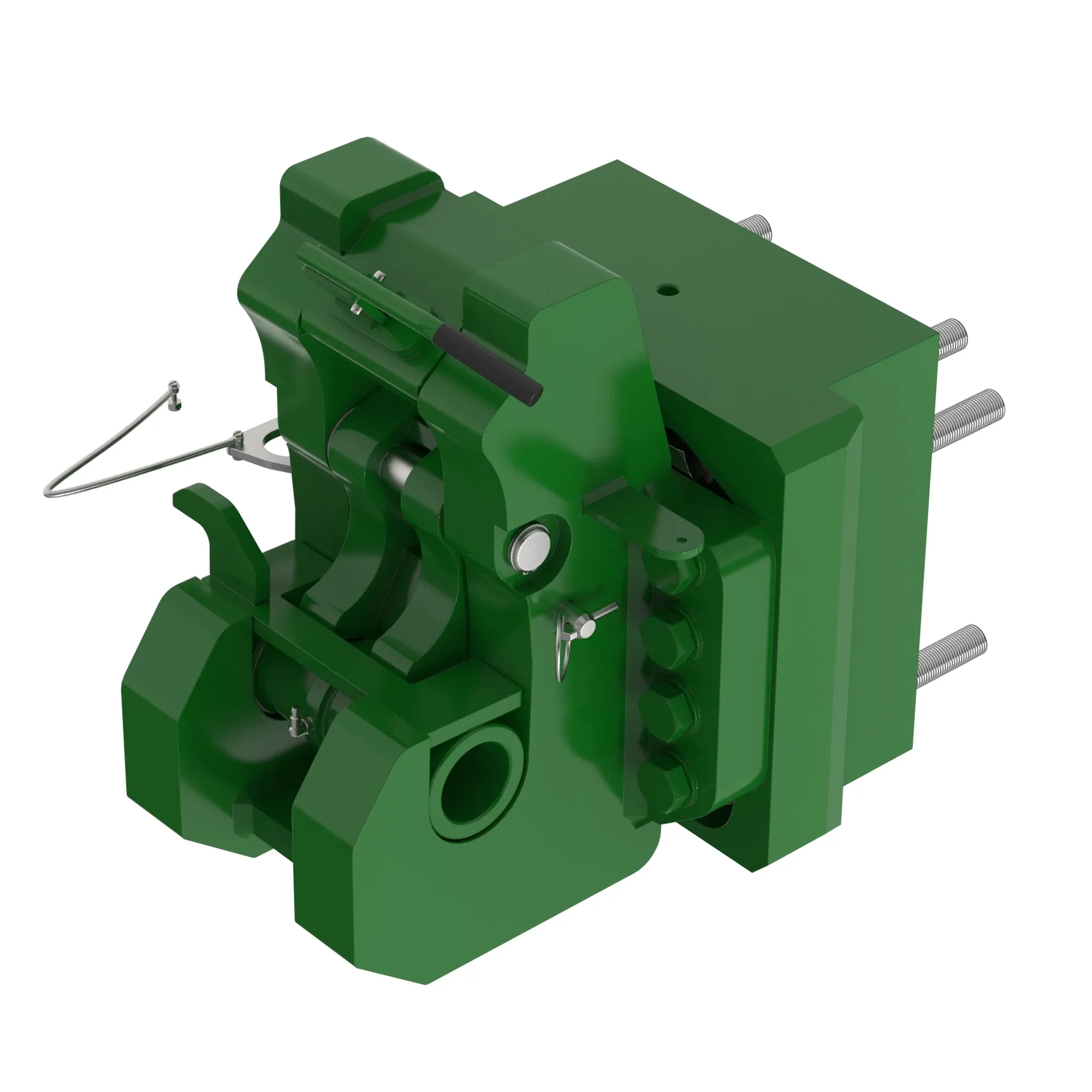 John Deere Quick-Attach Scraper Drawbar Adapter Attachment - BXX10879