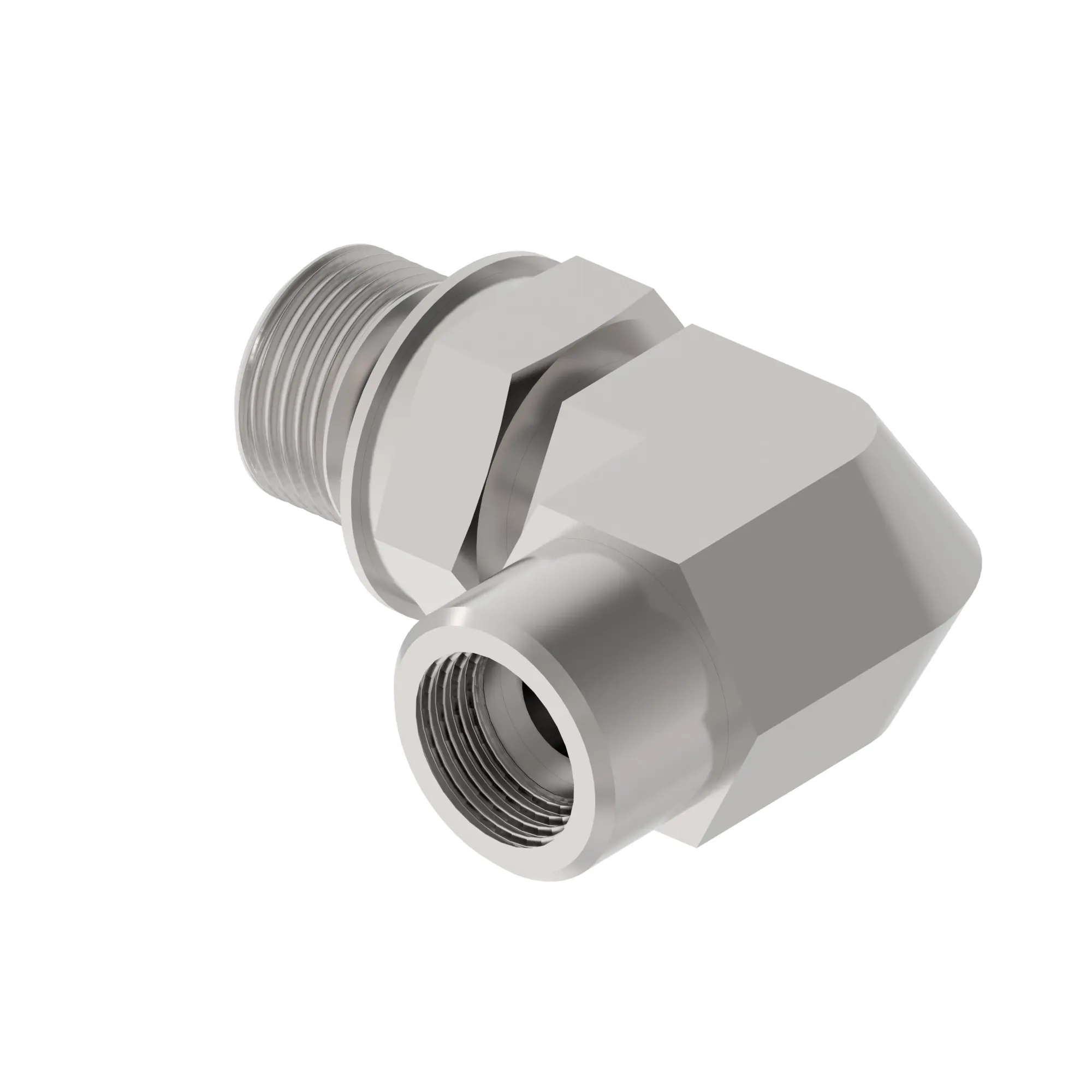 CONNECTOR, 90 DEG ELBOW M18 TO S12