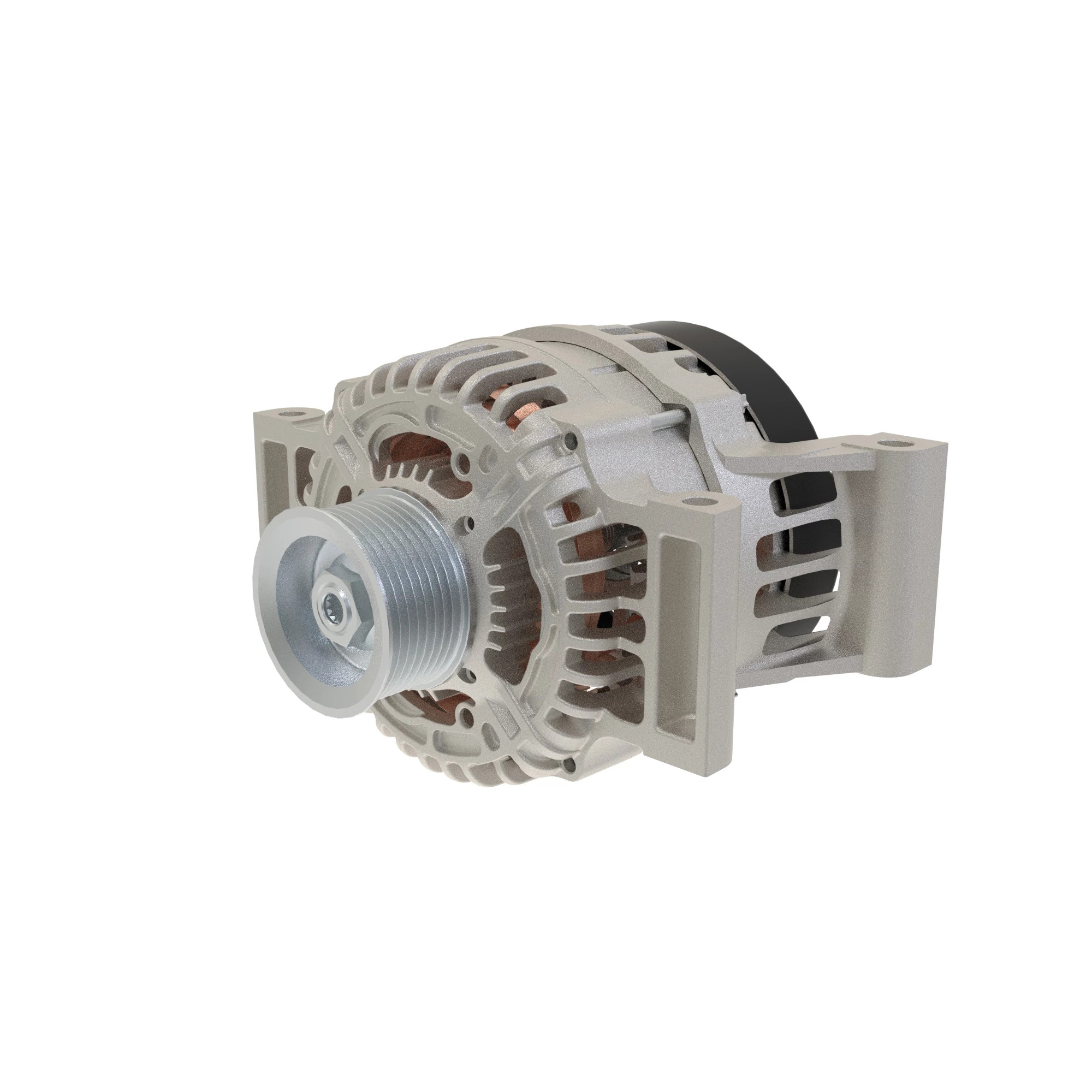 John Deere Internal Fan Alternator, 14 Volts, 250 Amp - DZ117723
