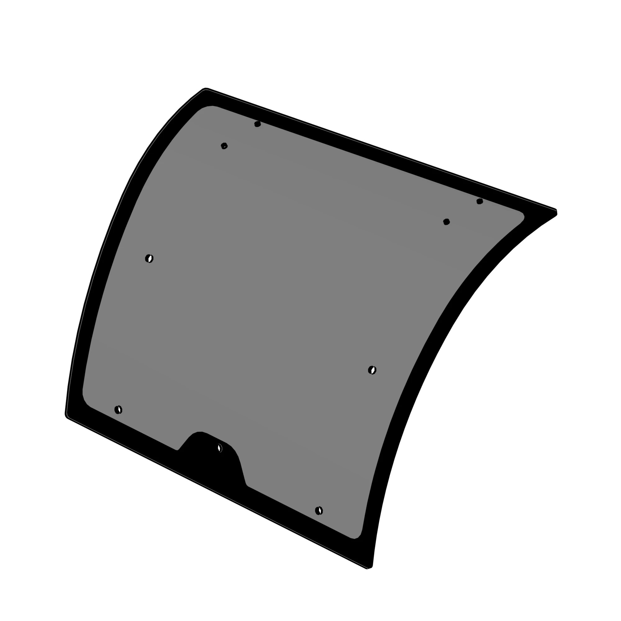 WINDOW, 12,7 MM WINDOW, REAR RIGHT