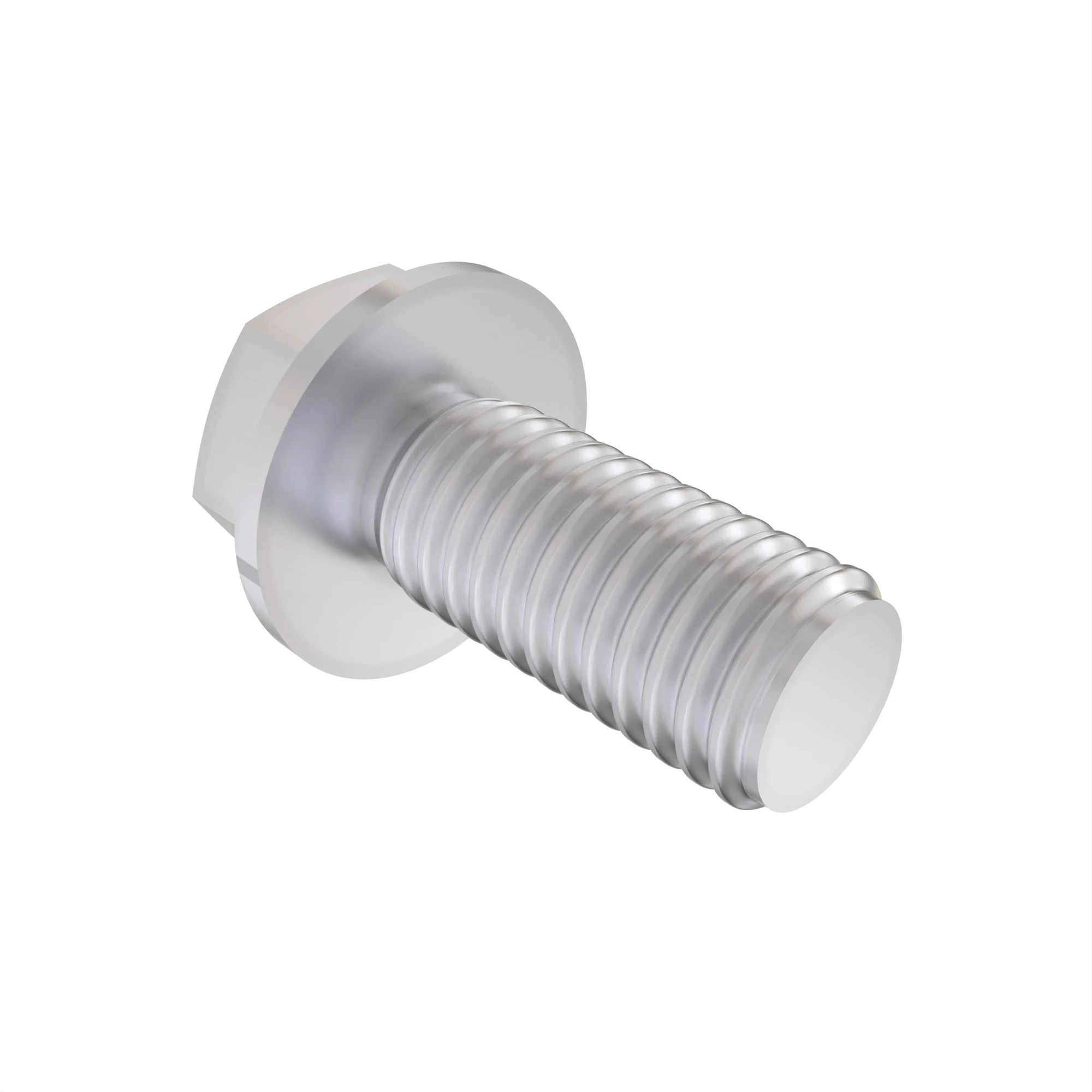 SCREW, FLANGED, METRIC, SERRATED