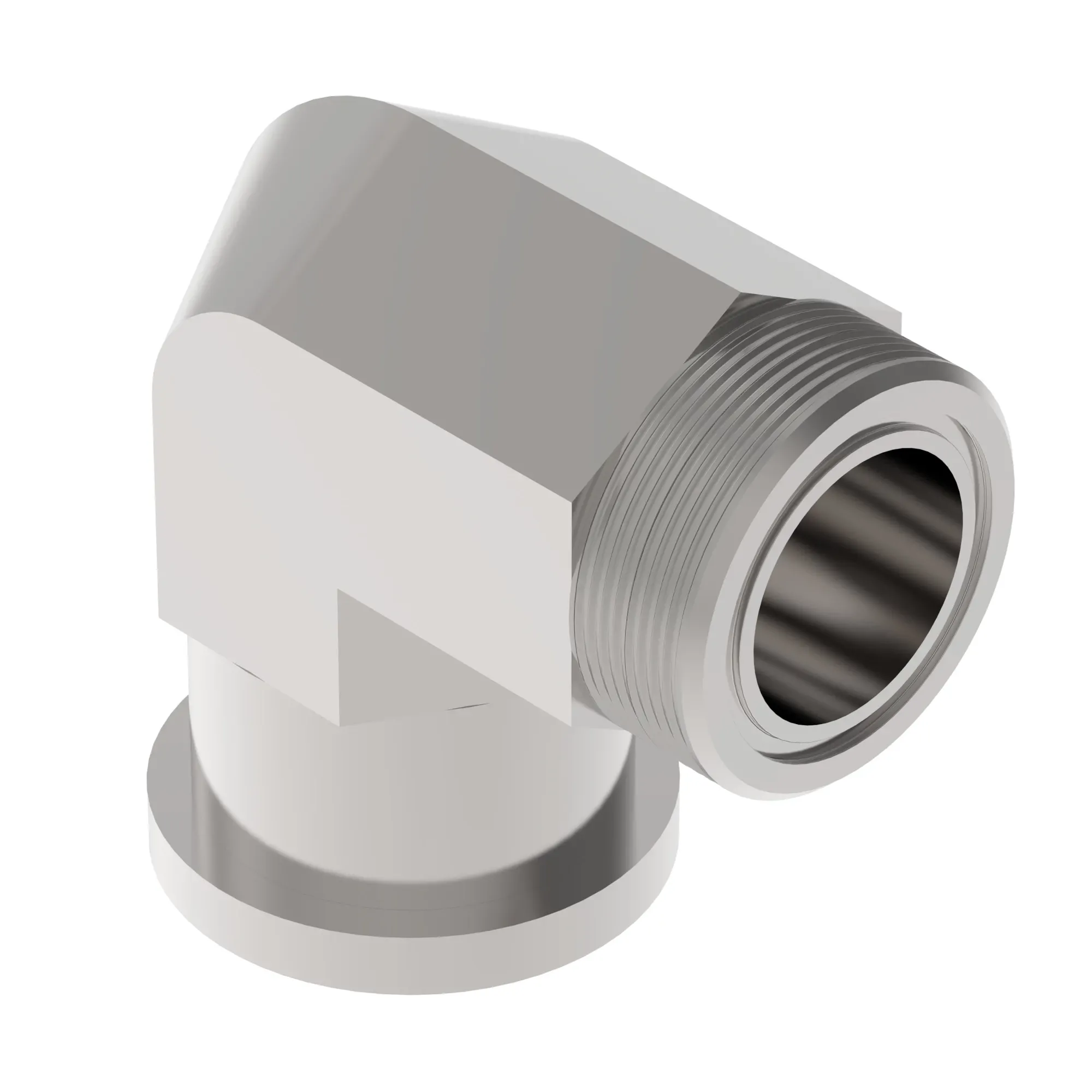 FLANGE FITTING, CONNECTOR, ELBOW FL