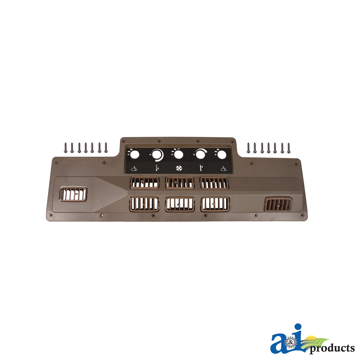 Bezel W/ Louvers, Brown