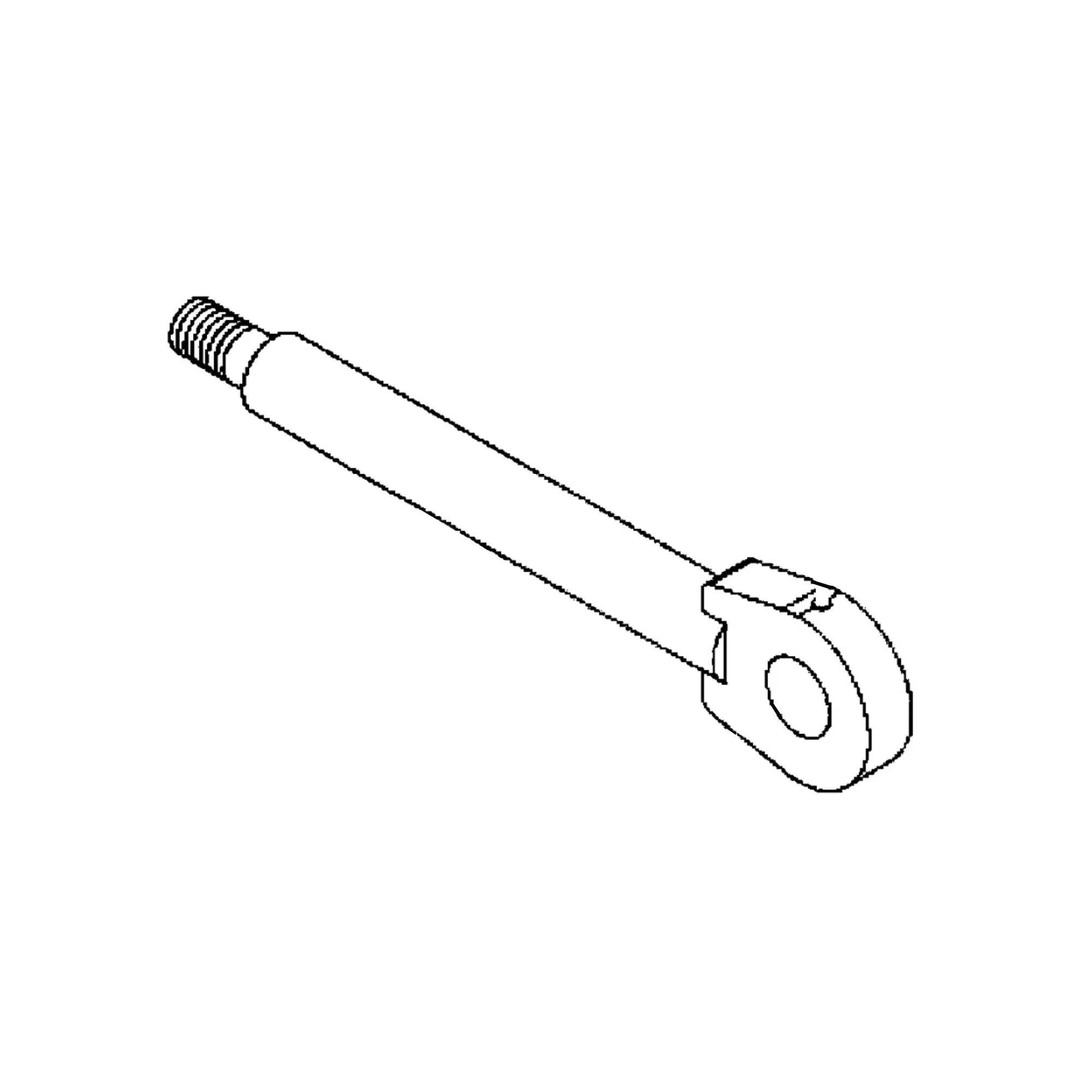 John Deere Grapple Hydraulic Cylinder Rod - AT424738