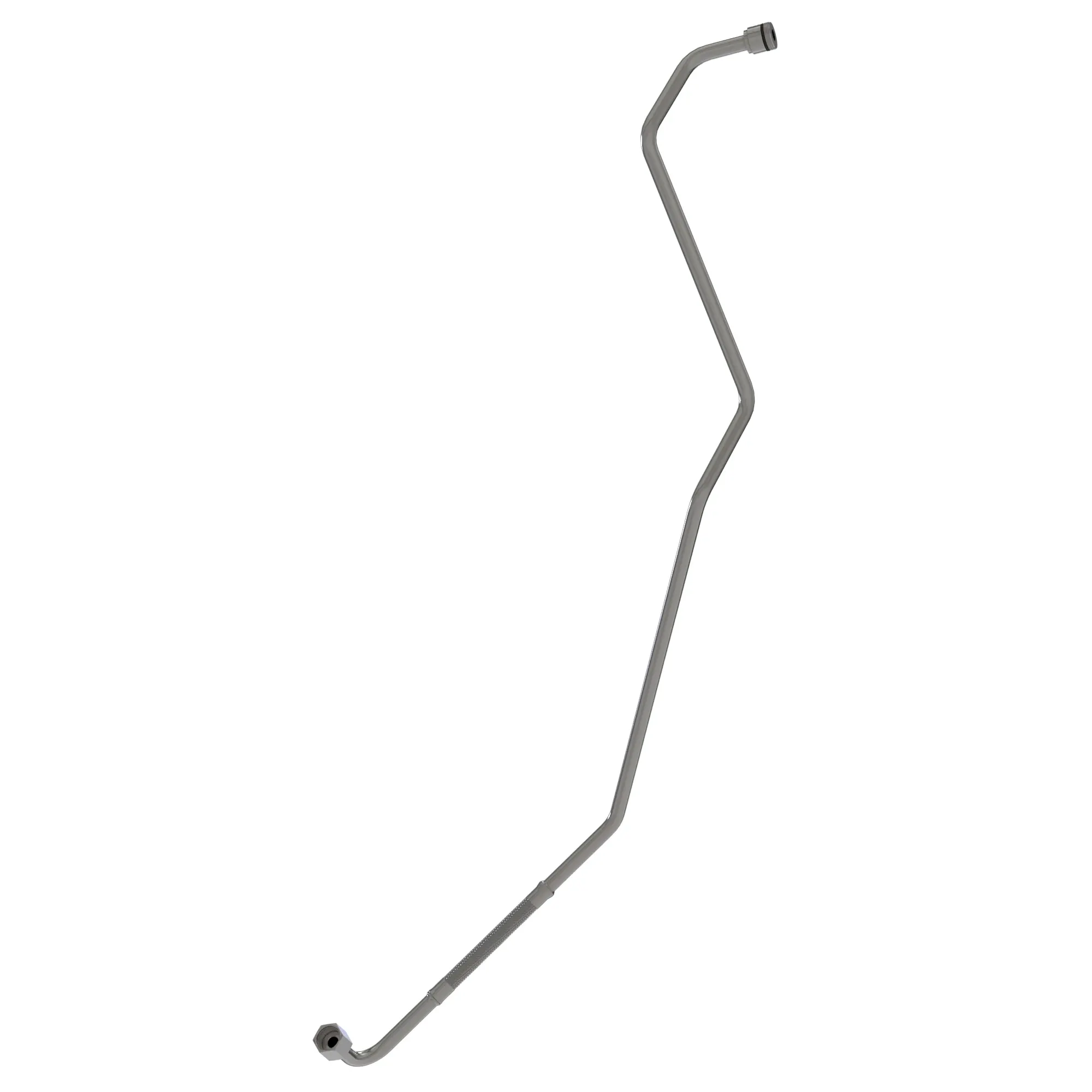 John Deere Low Pressure Turbocharger Oil Feed Line - RE545323