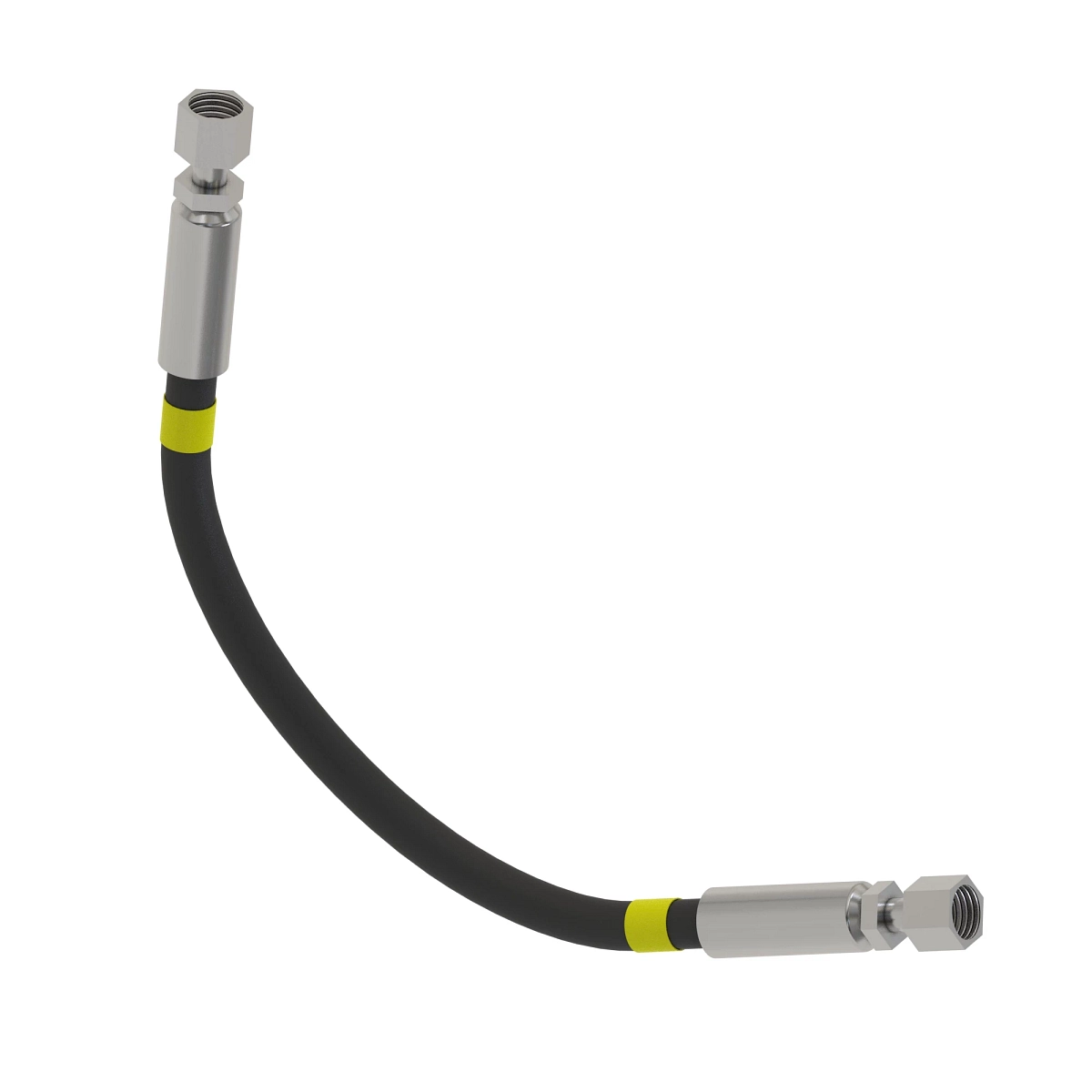 John Deere Single Control Jumper Fabricated Hydraulic Hose - AN303409