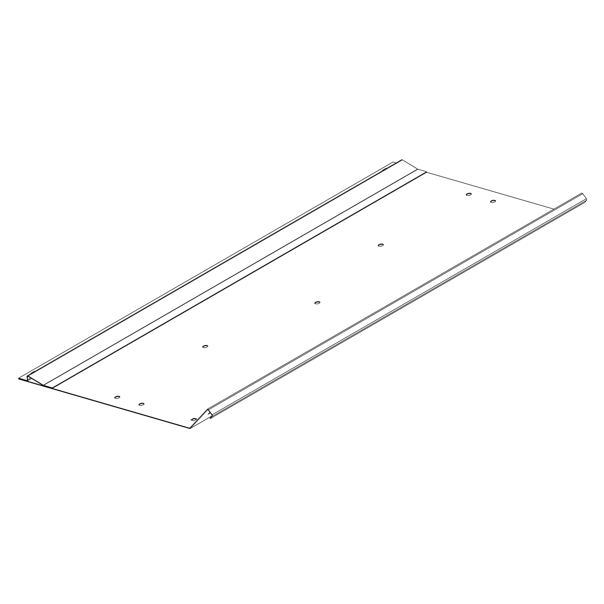 John Deere Upper Sieve Frame Combine Shoe - AH213423