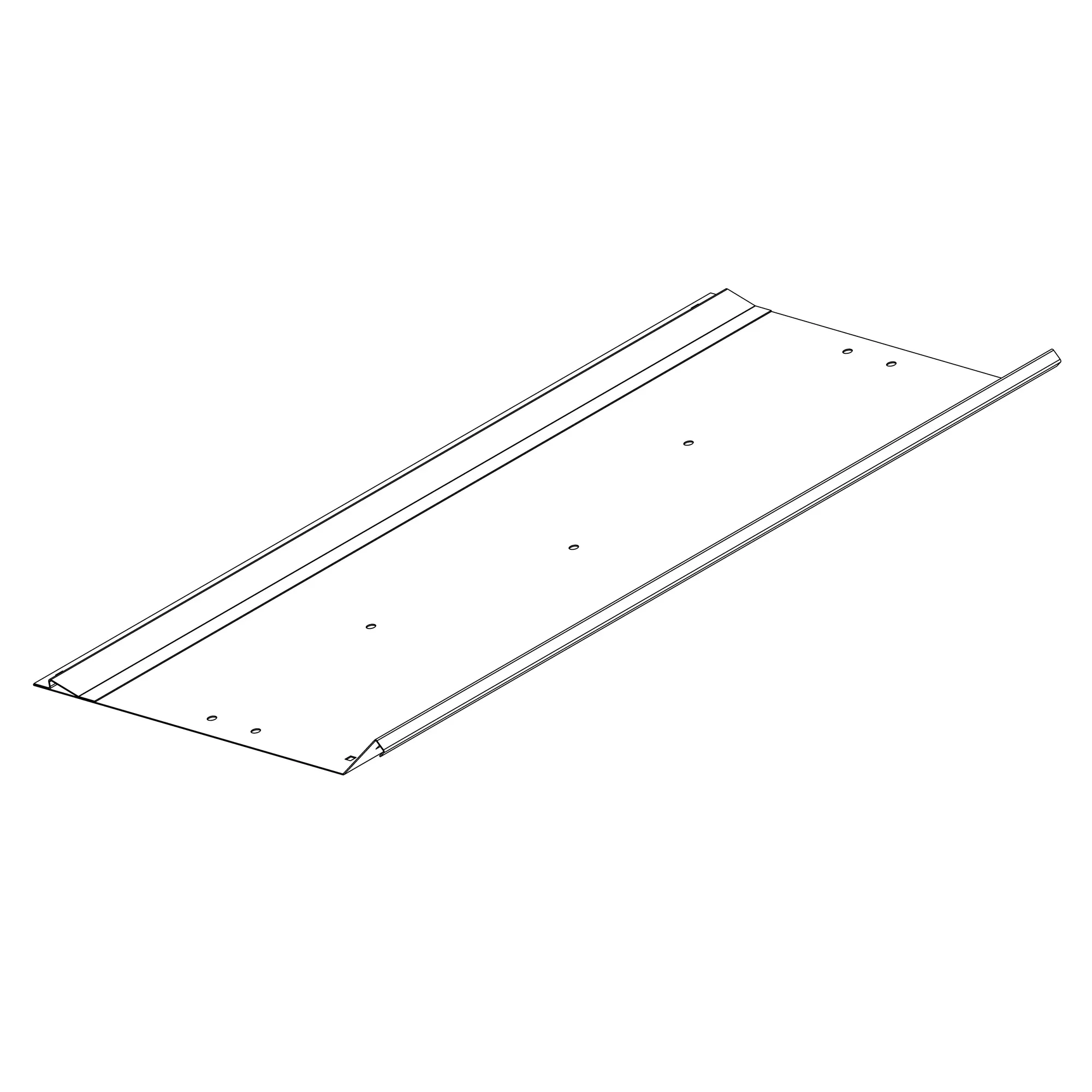 John Deere Upper Sieve Frame Combine Shoe - AH213423