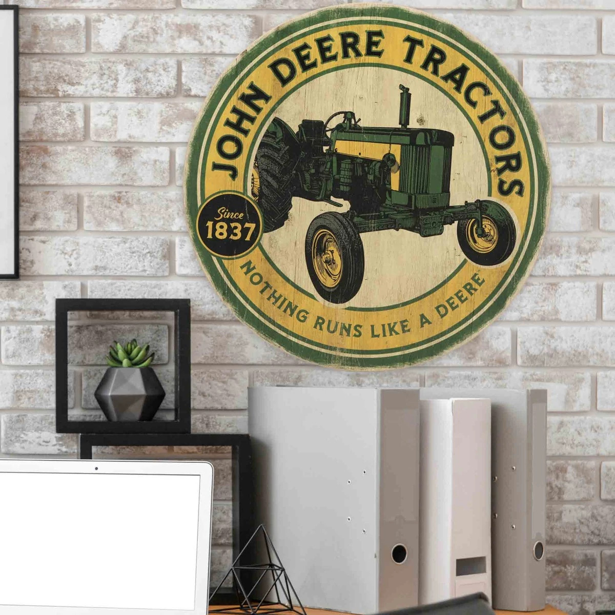 Rustic Tractors Wood Sign
