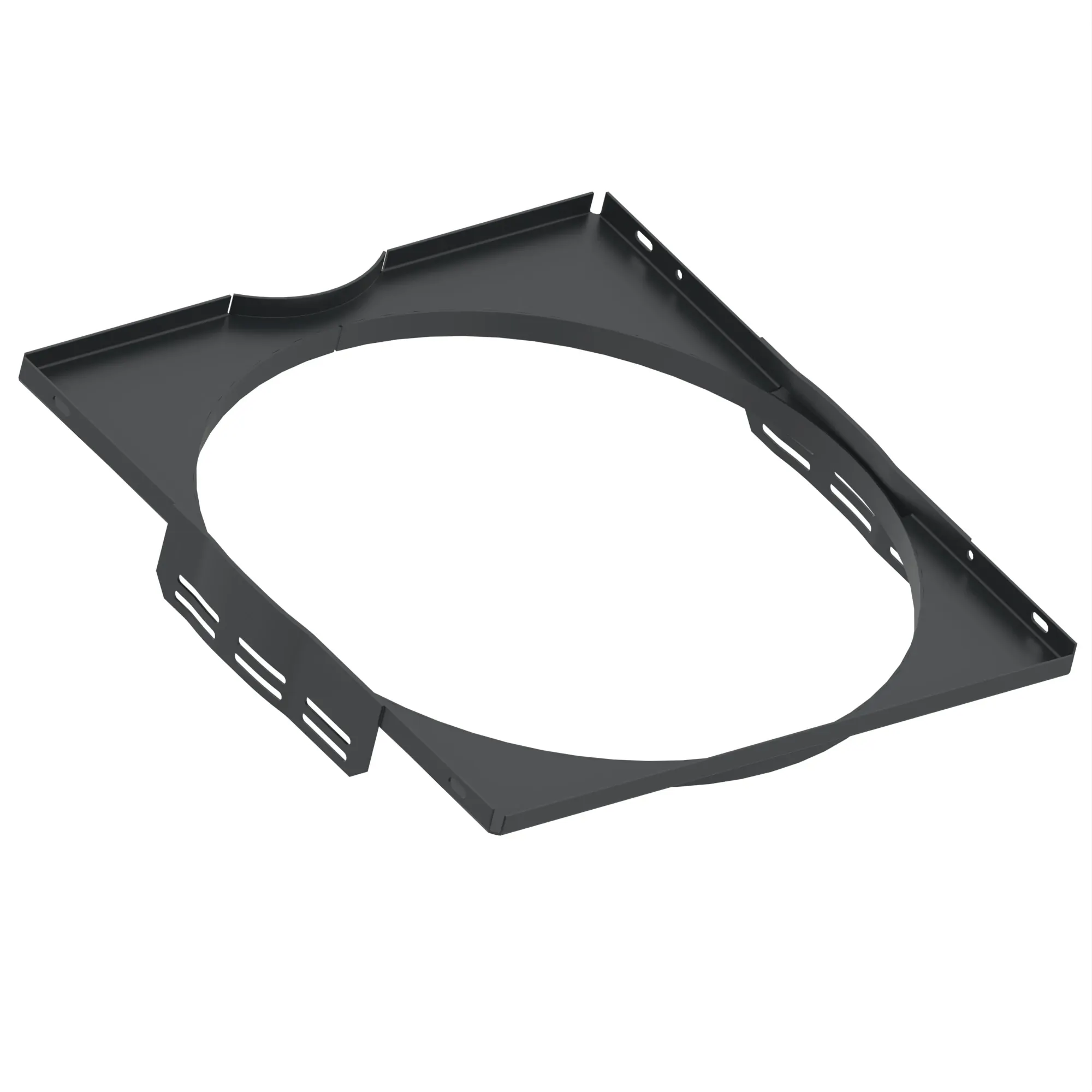 FAN, SHROUD WITH SHIELDS