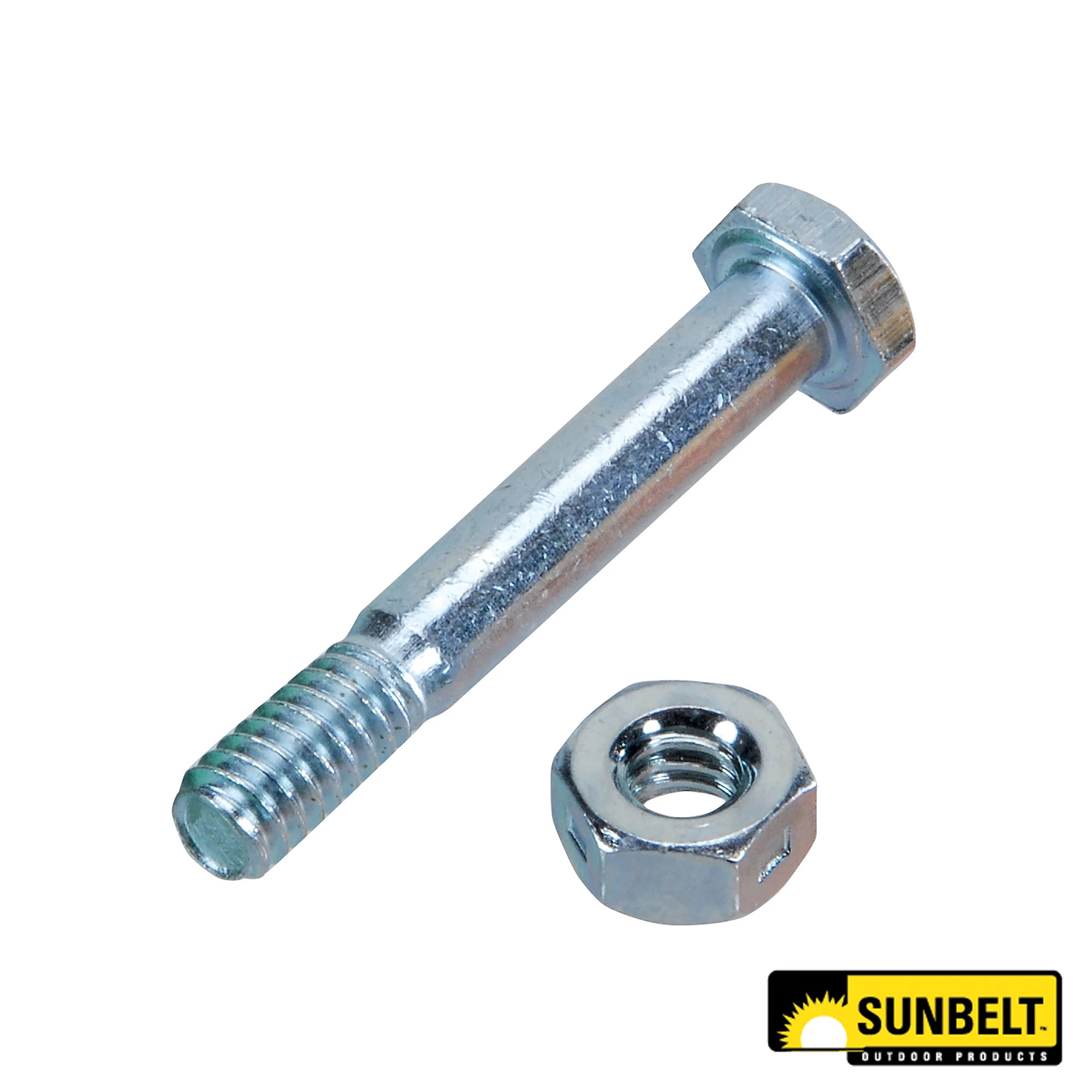 Sunbelt Shear Bolt with Nut, 1/4" X 1-3/4" - A-B1AR15