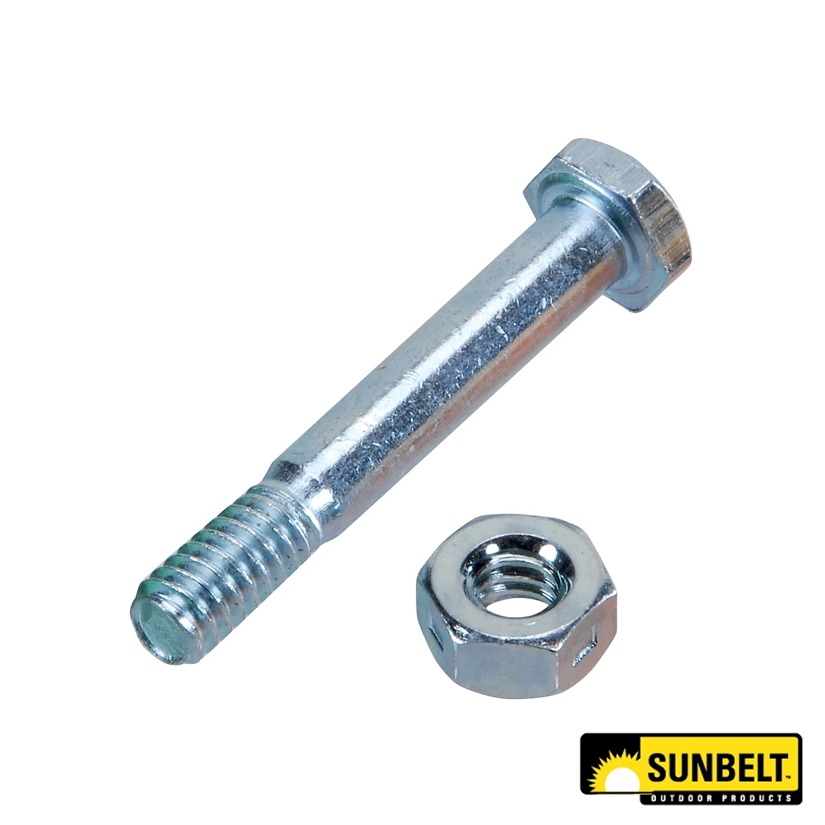 Sunbelt Shear Bolt with Nut, 1/4" X 1-3/4" - A-B1AR15