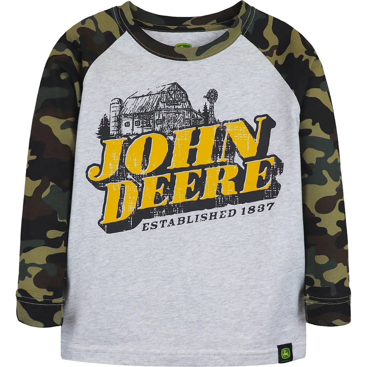 Kids John Deere Est. 1837 Long Sleeve T-Shirt