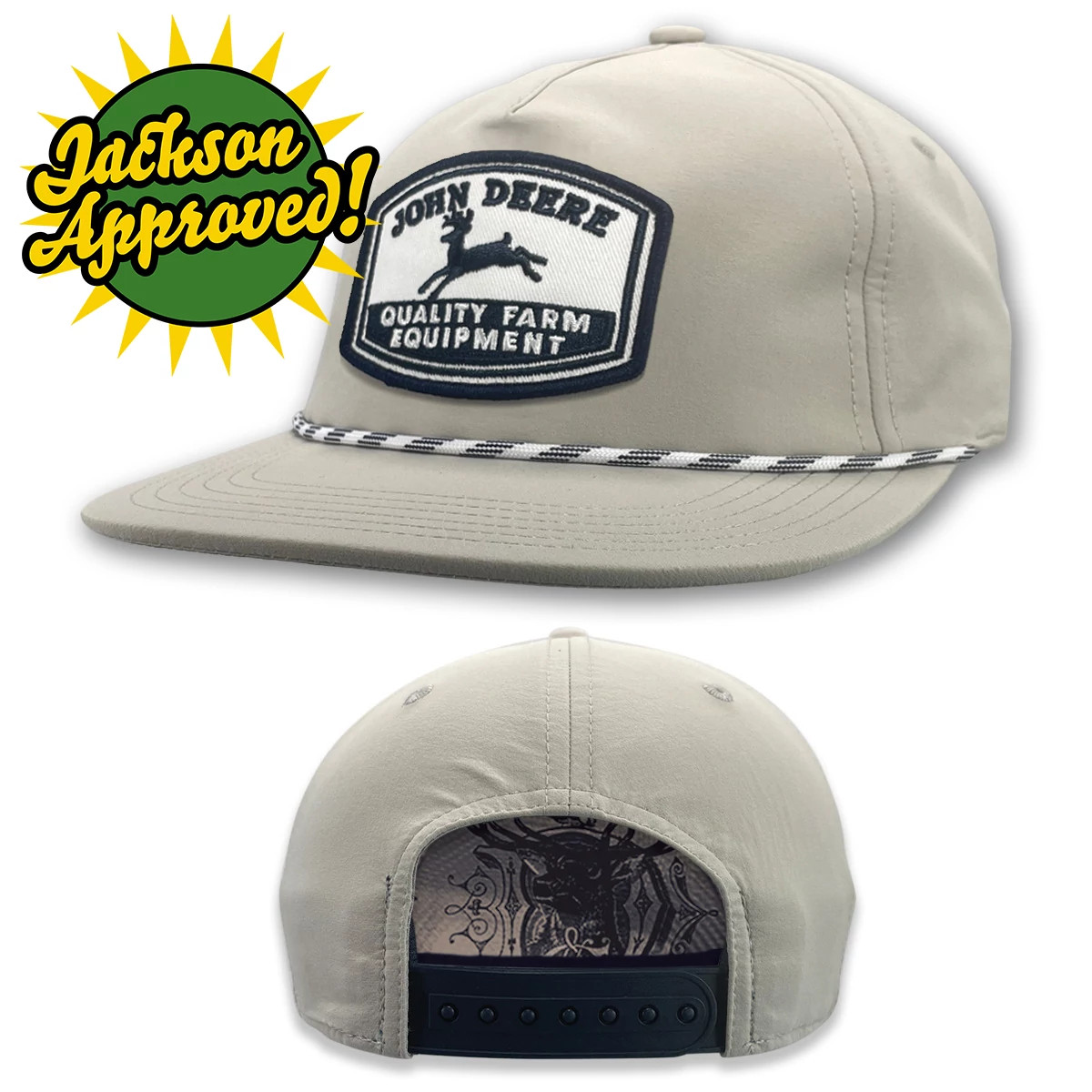 Vintage Patch Hat with Rope Detail