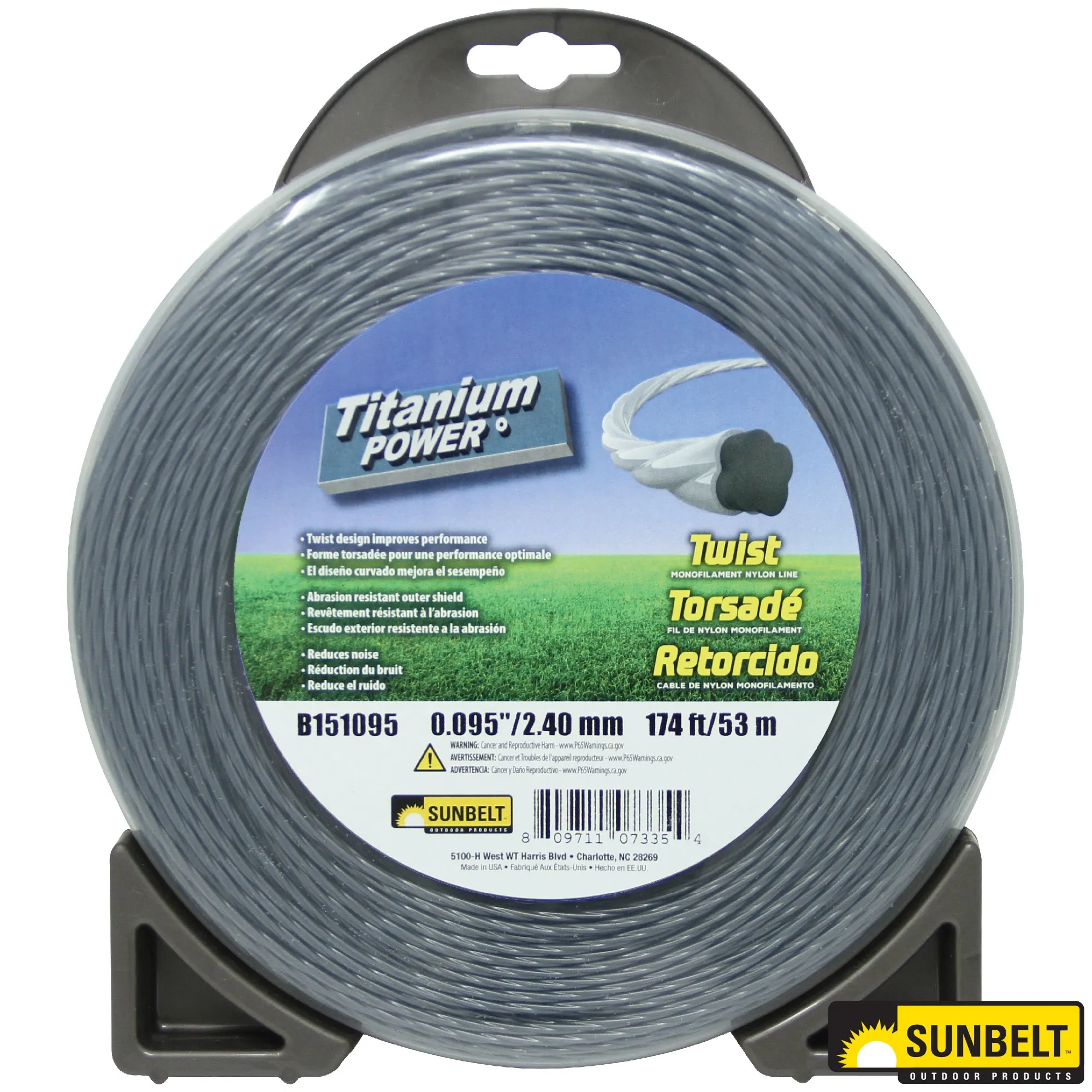 John Deere Twist Titanium Power Trimmer Cutting Line - B151095