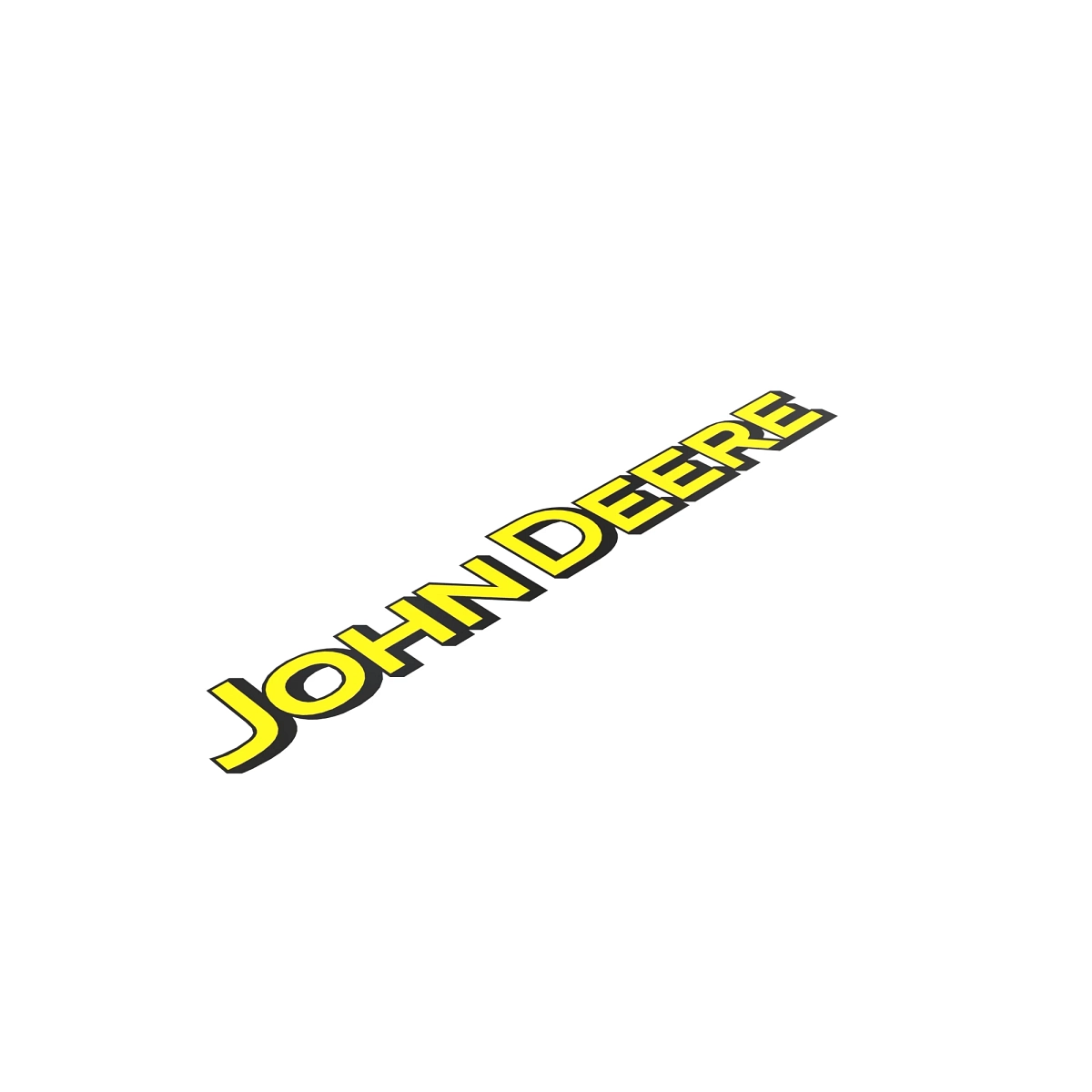 Label, John Deere Logotype