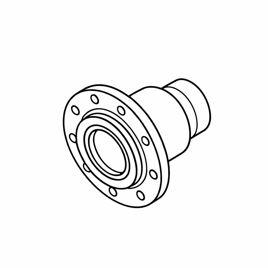 John Deere Axle Differential Housing Flange - AT313923