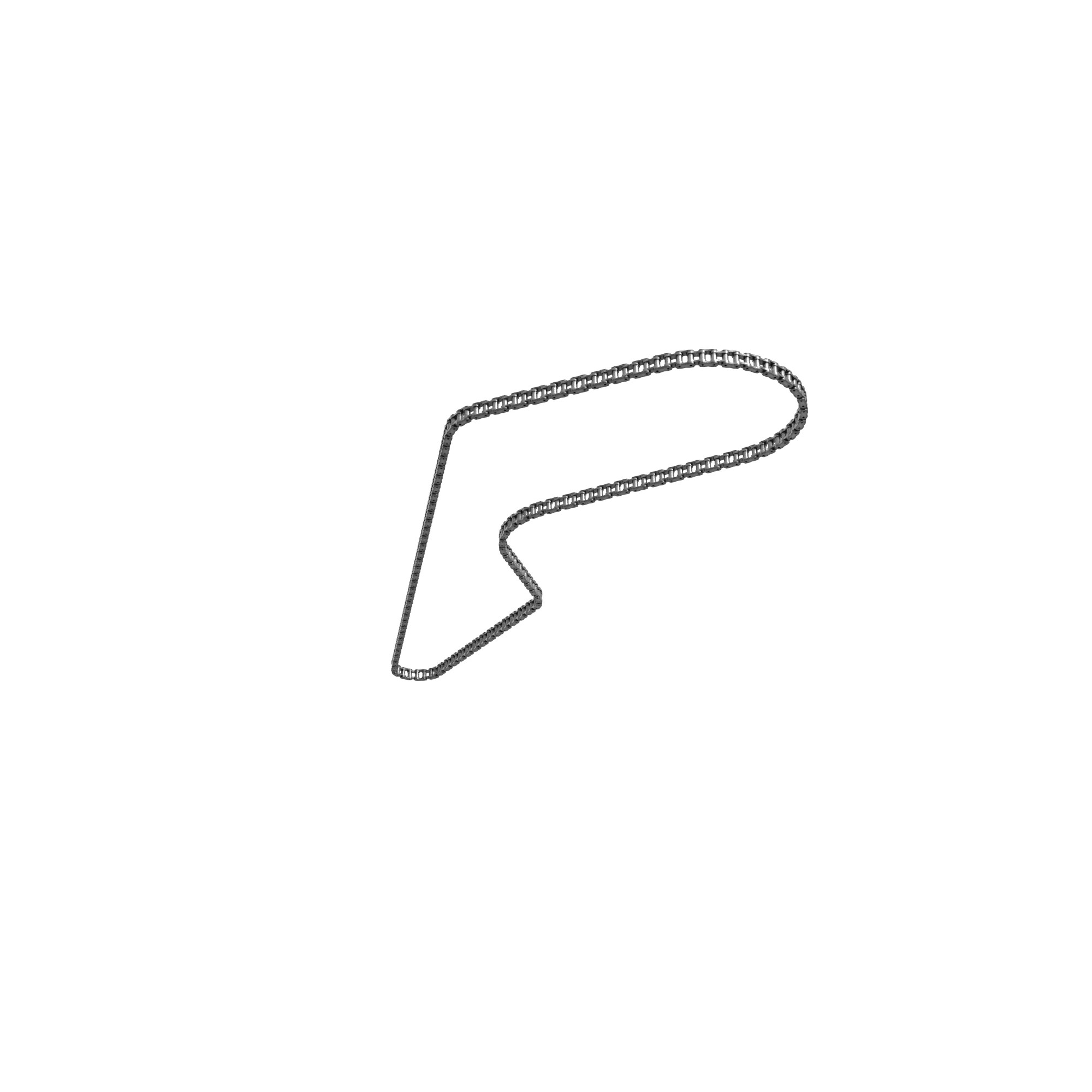 John Deere Grain Tank Cross Auger Roller Chain - AH157084