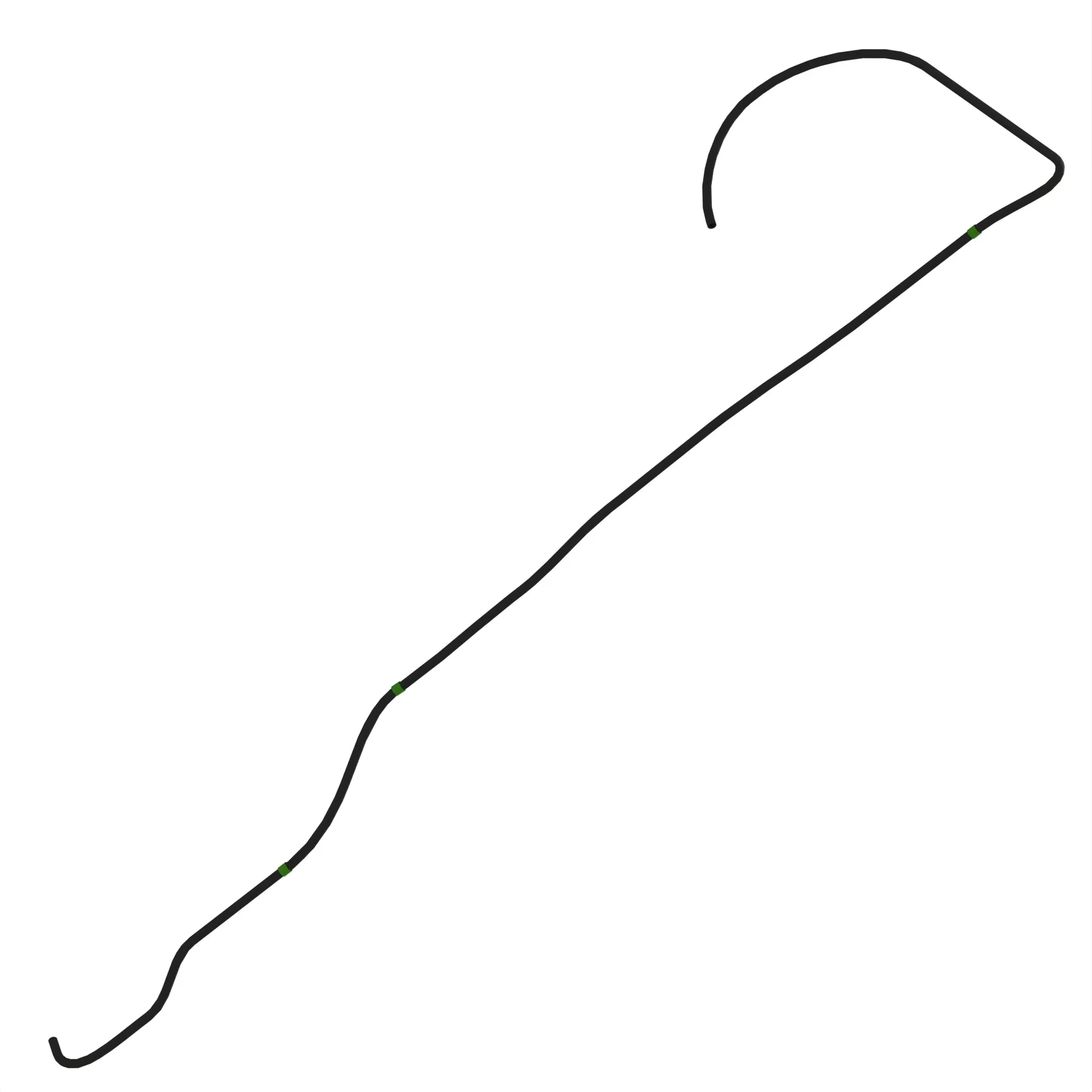 John Deere Cab Heater Supply Hose - KK79823