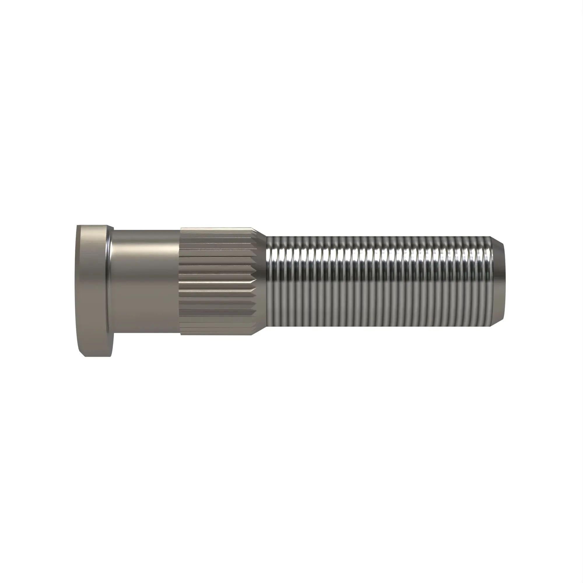 WHEEL BOLT, RIBBED NECK - M18X1.5