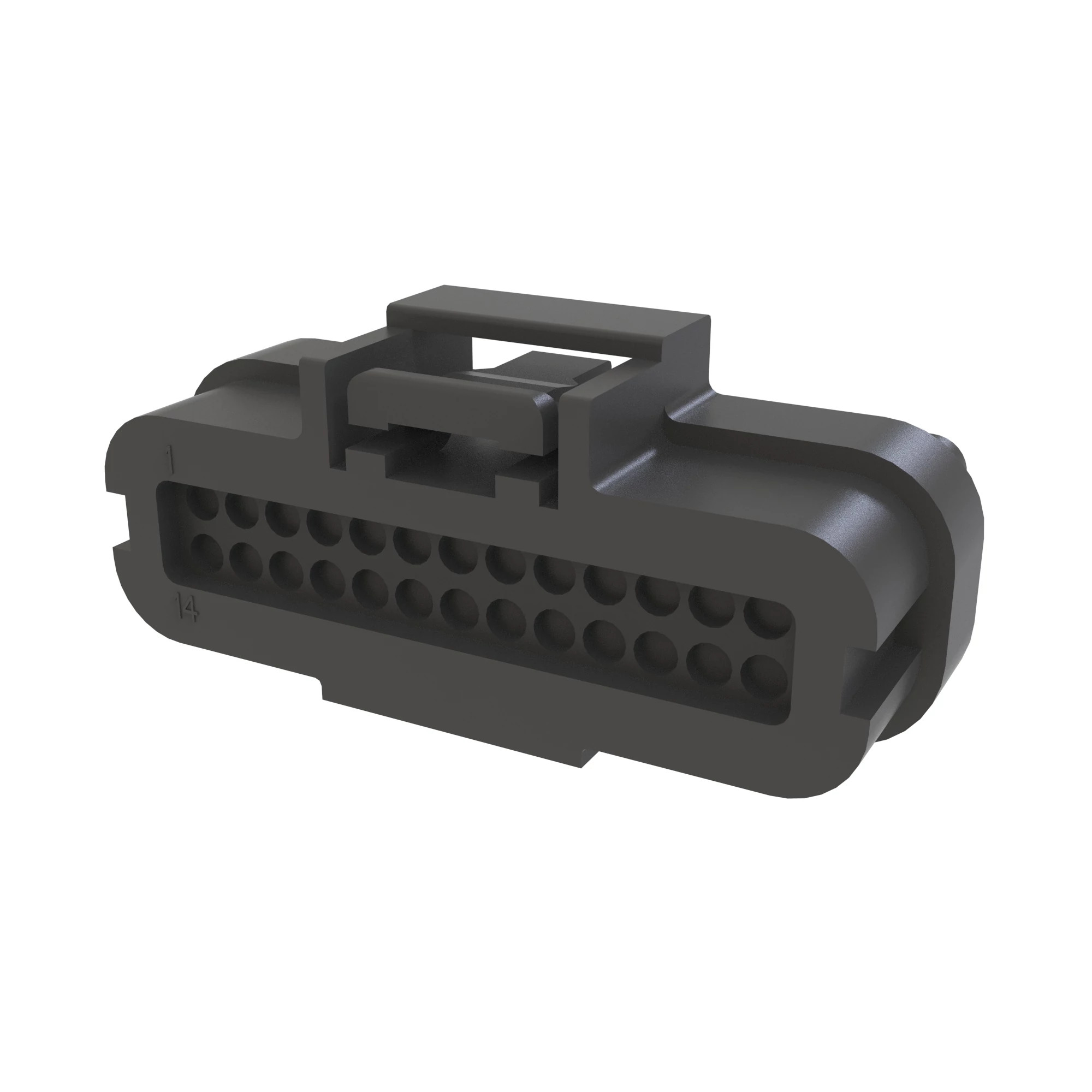 CONN TYCO SS1.0 26W FS BLK PLSTC