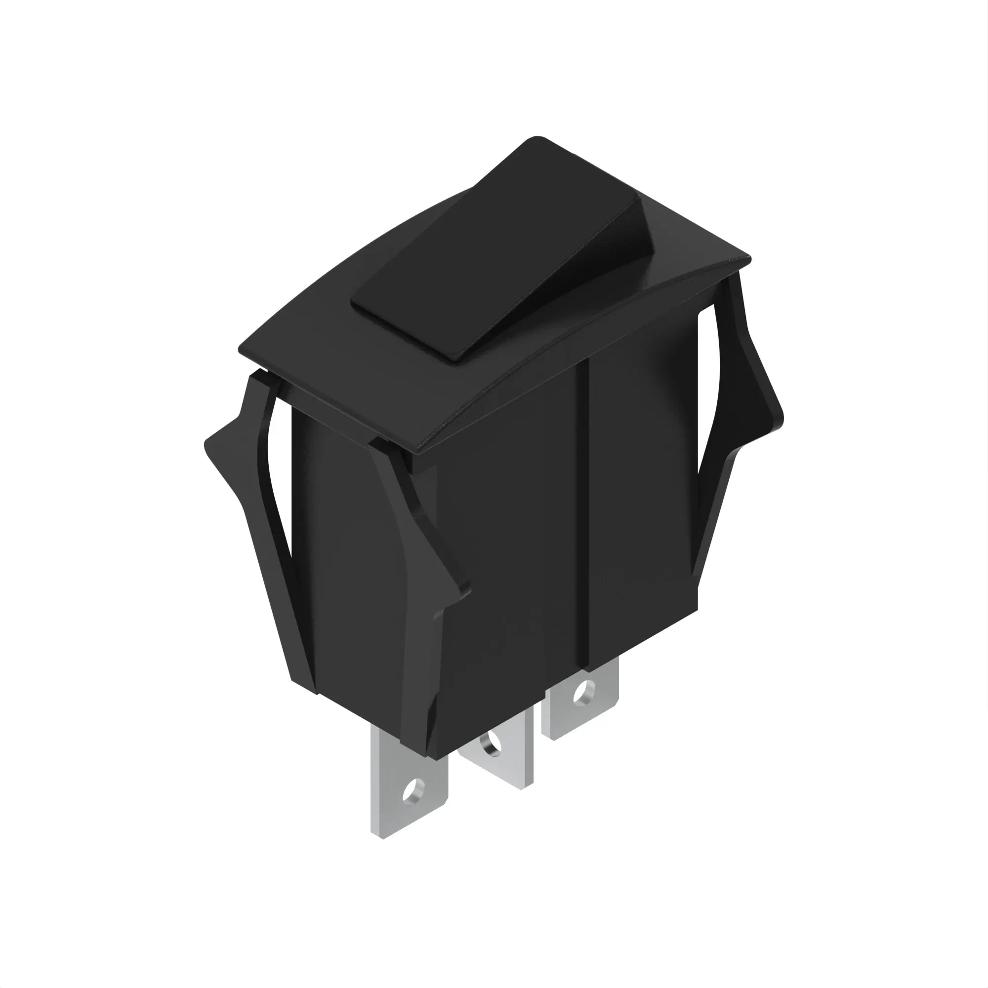 SWITCH, (SPDT, 3 POS, GREEN LED)