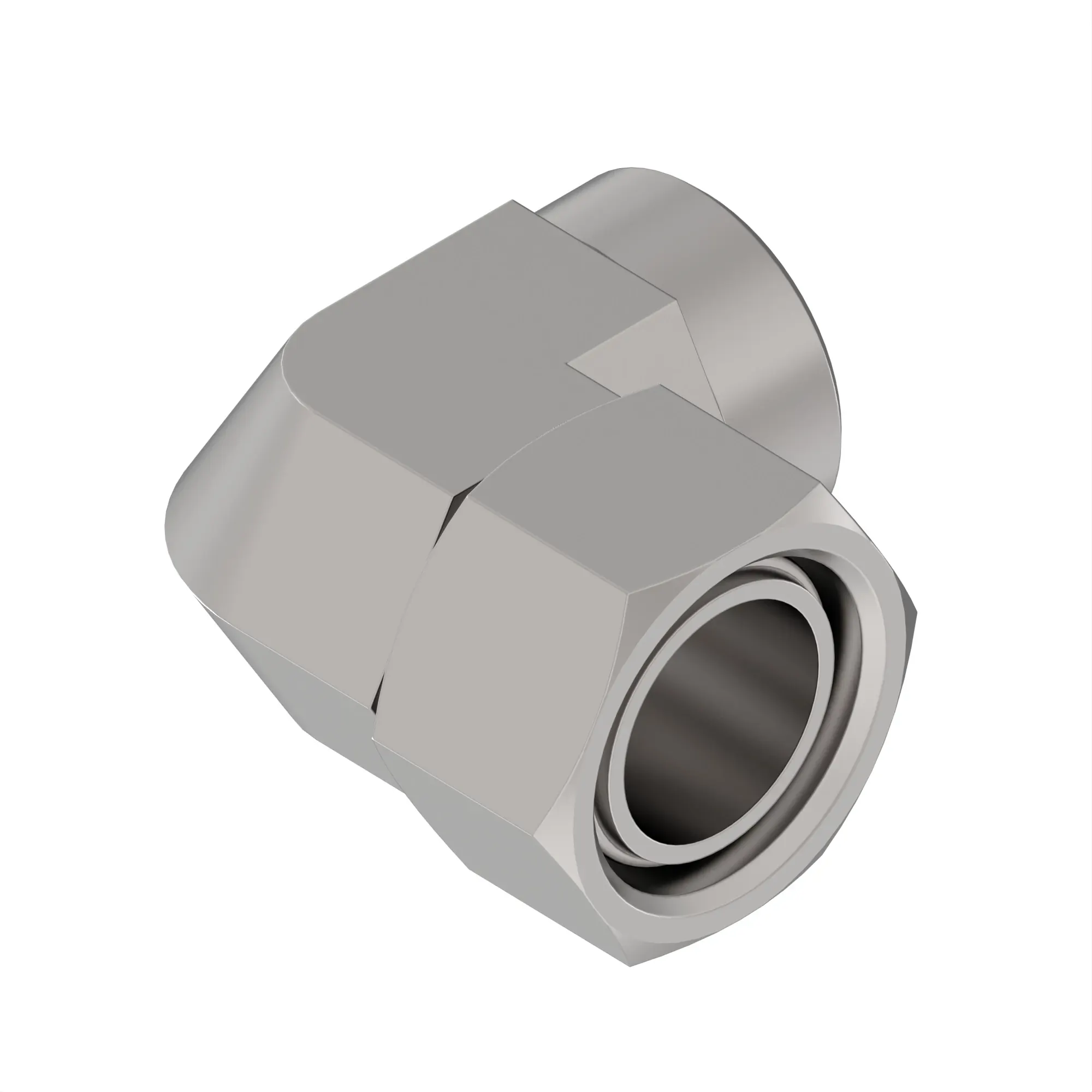 CONNECTOR, SWIVEL ELBOW ISO 8434-1