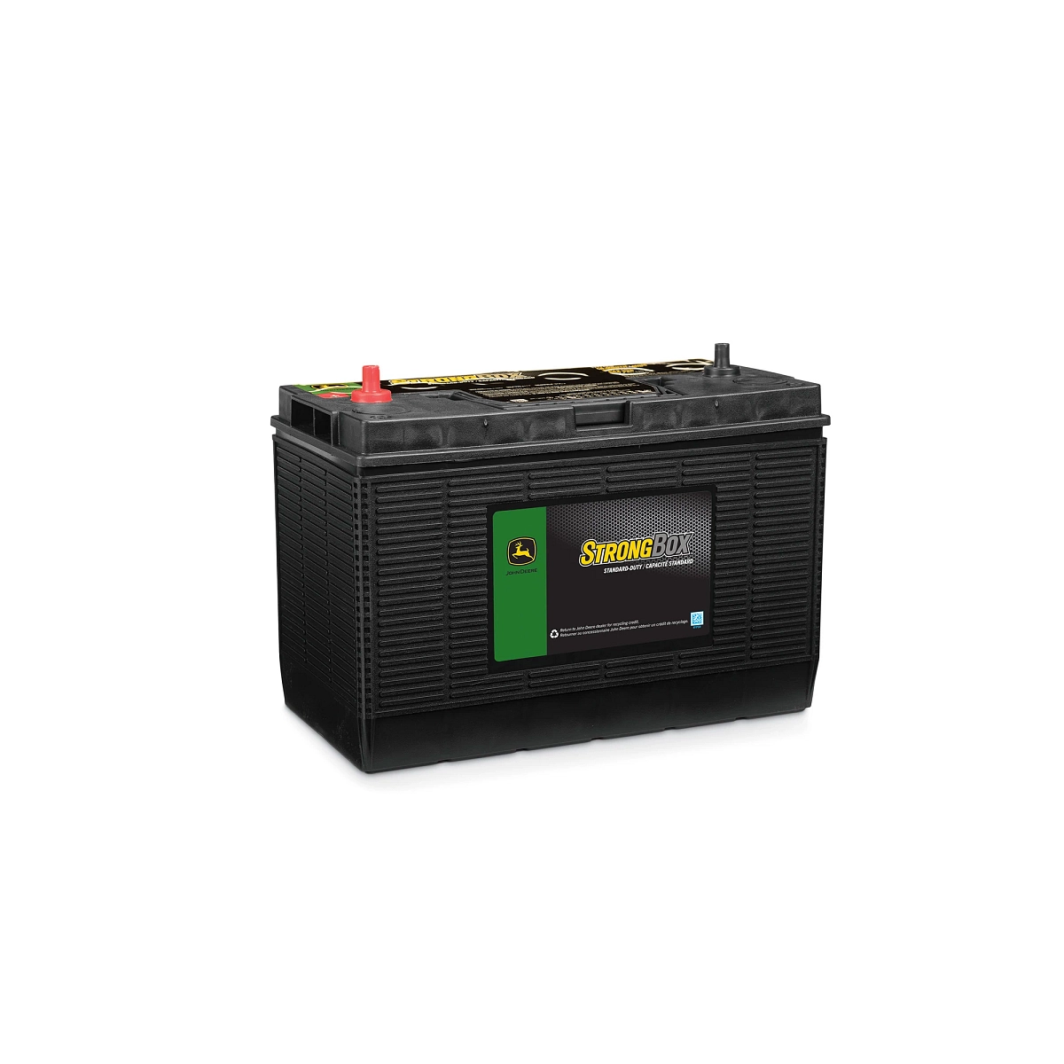 John Deere 12 Volt Battery, Wet Charged, 90 Ah, 925 CCA, 31T BCI - TY27795B