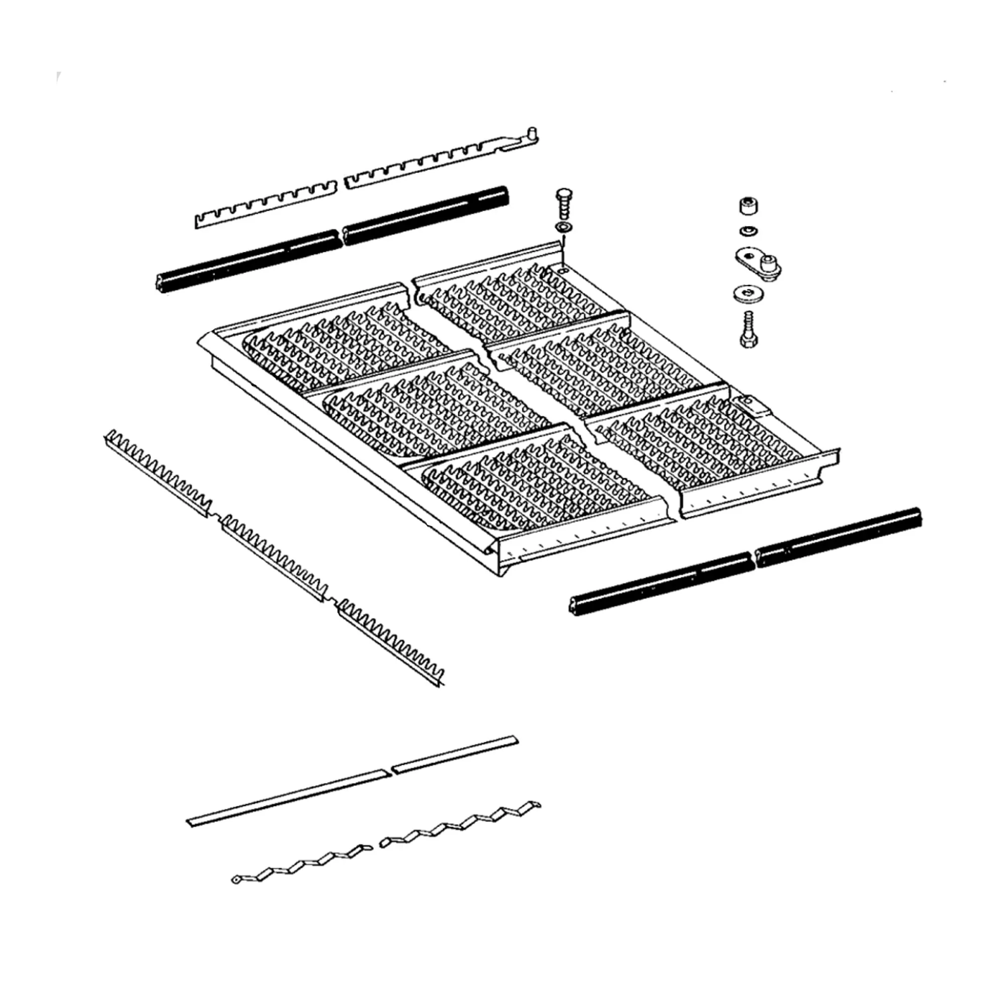 John Deere Sieve Element Assembly - AH130159