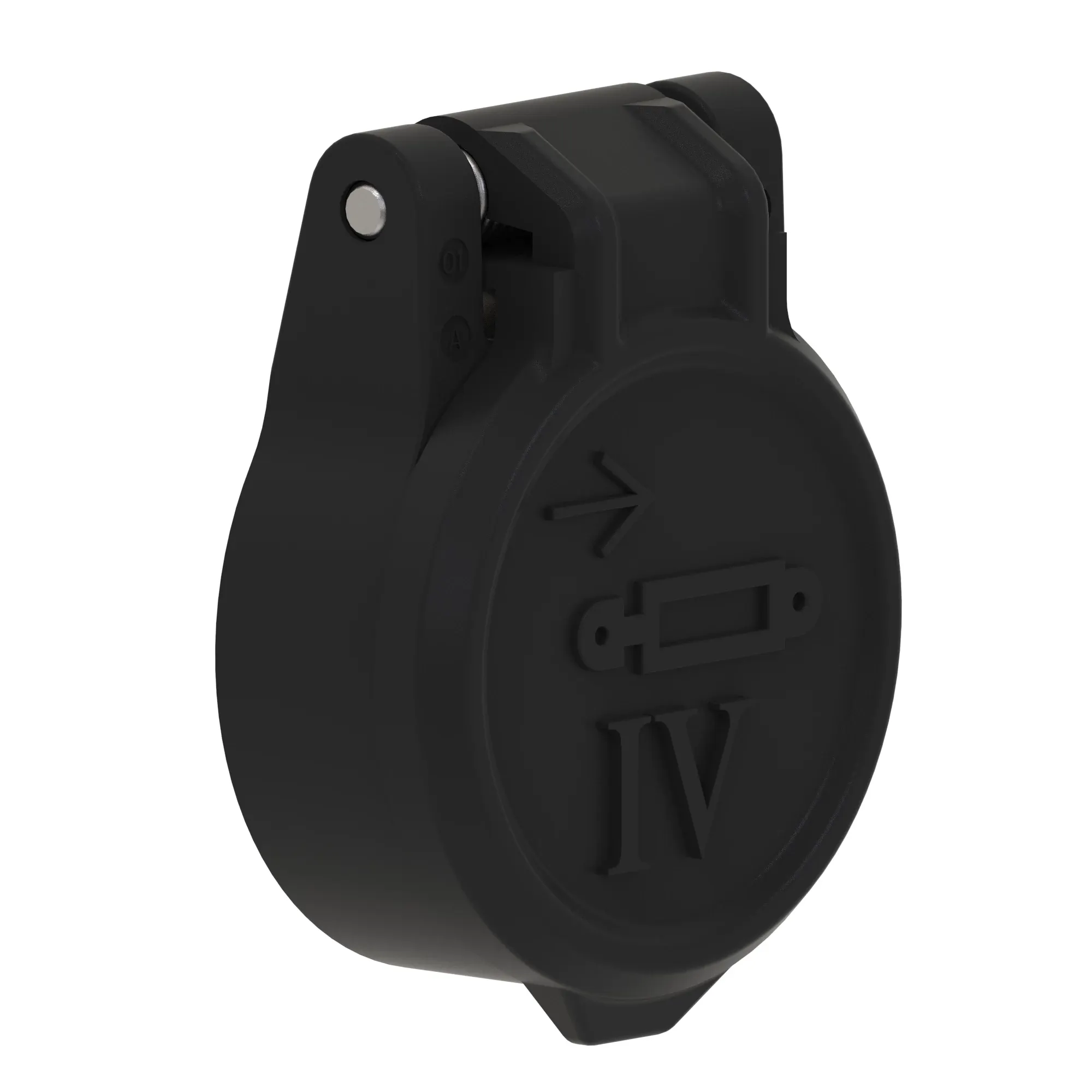 John Deere Black Retract Cap - LVA20754