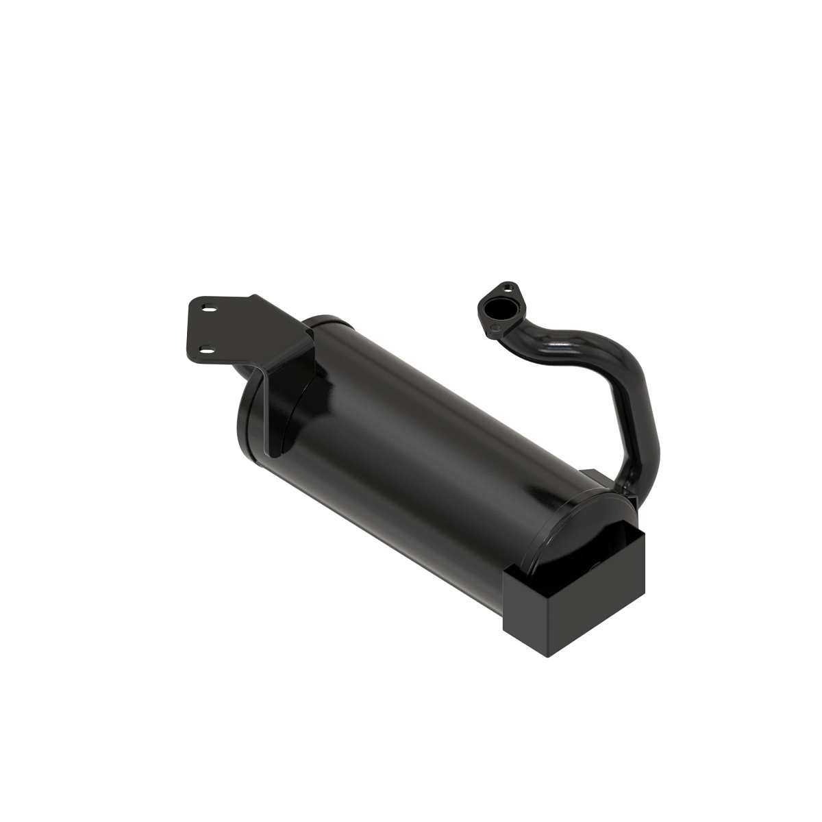 John Deere Non-Aspirated Round Shaped Muffler - AM140010