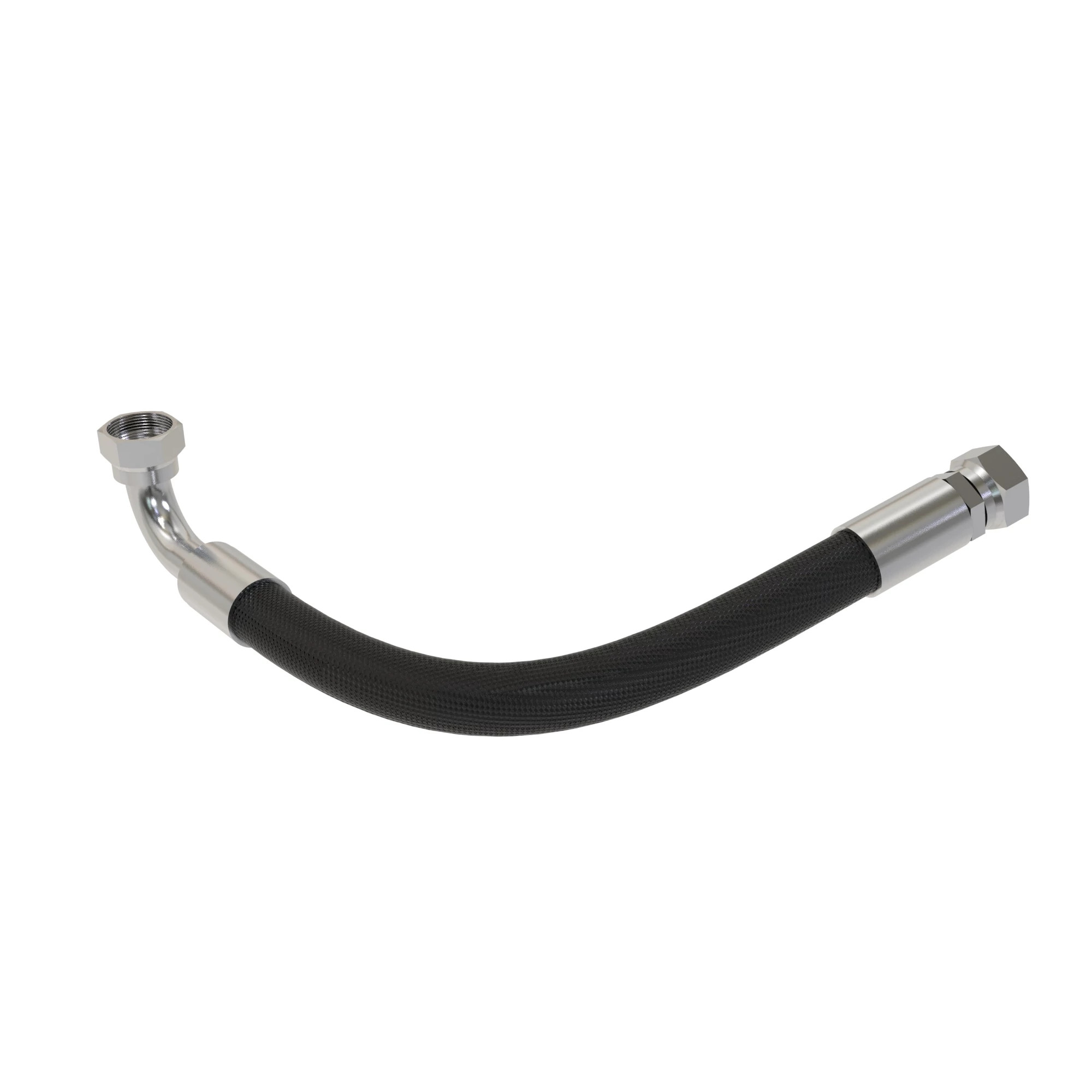 John Deere Fan Drive Motor Return Oil Line - RE568855