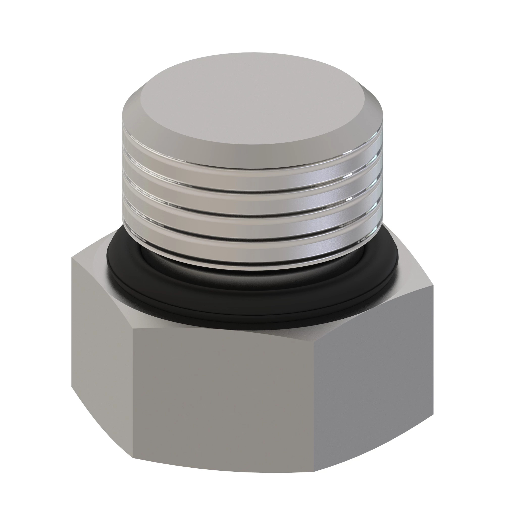 FITTING PLUG, 9/16-18 UNF-2A, 45 DE