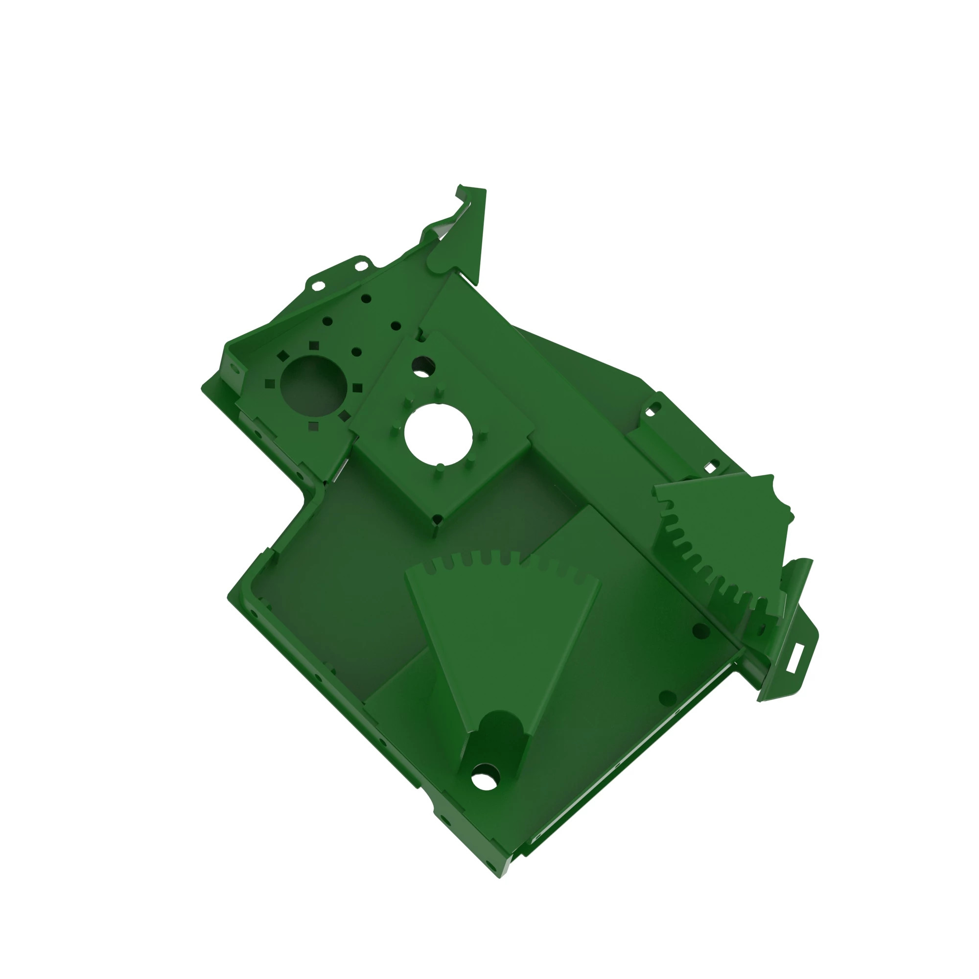 John Deere Right Side Rear Platform Frame and Deflectors Sheet - AE71607