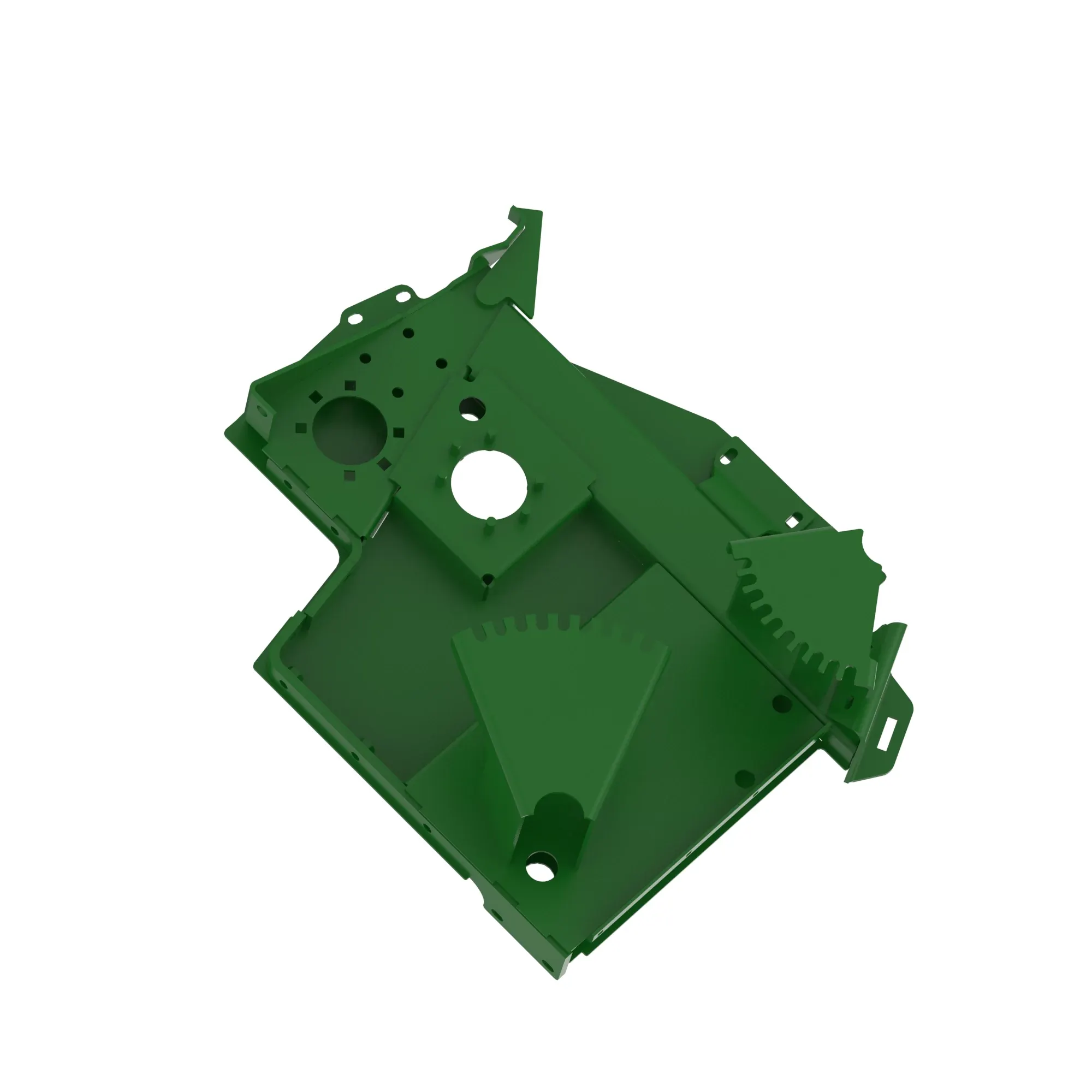 John Deere Right Side Rear Platform Frame and Deflectors Sheet - AE71607