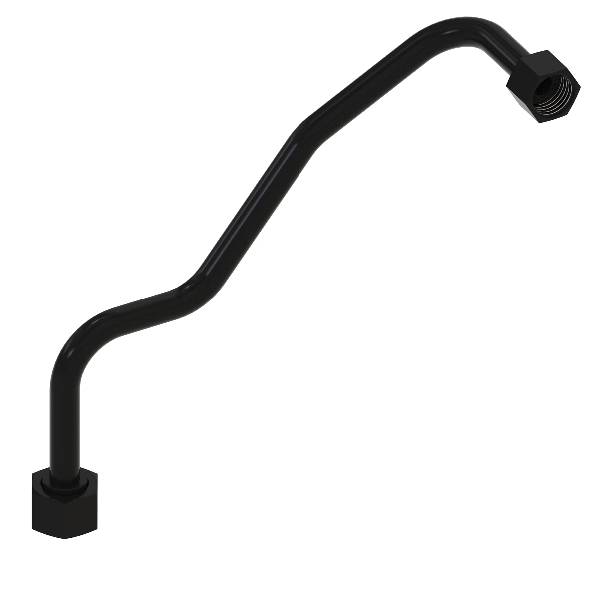 John Deere Pump Port B to Front Crossover Oil Line - TCA18521