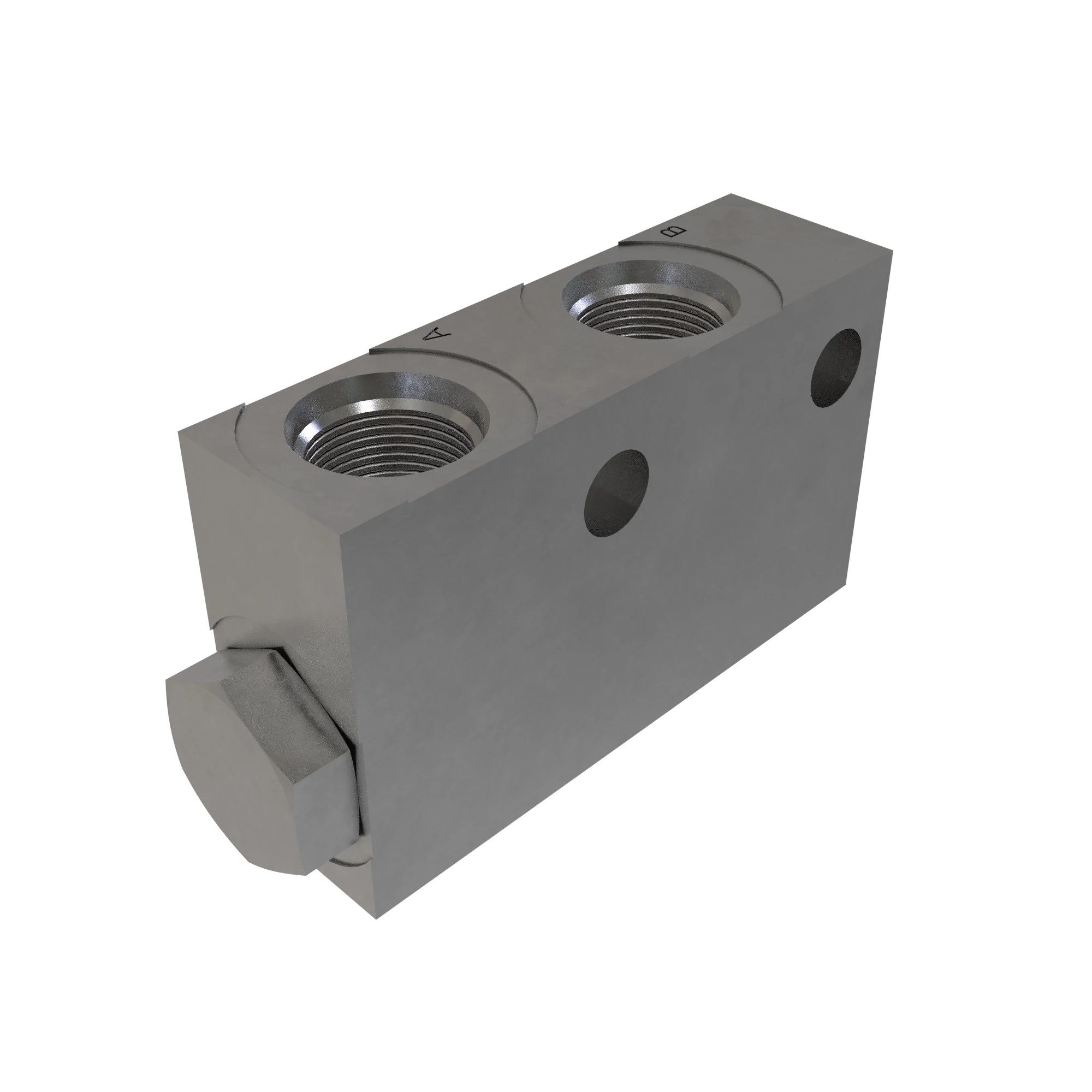 John Deere Basket Dump Axle Stabilizer Cylinder Valve - AN112438