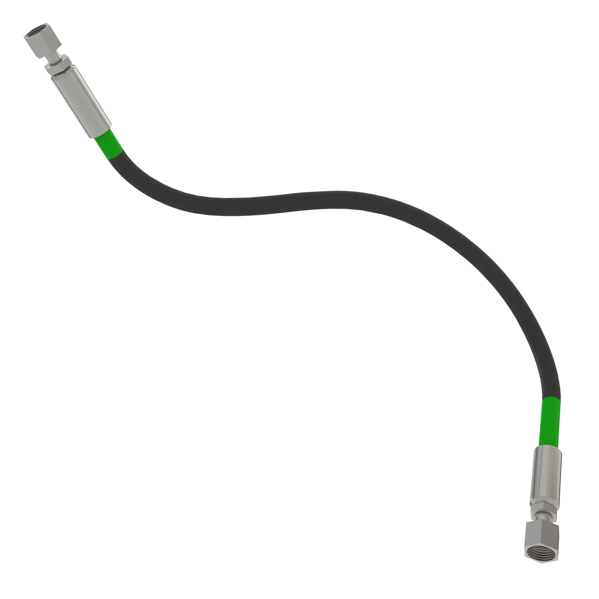 John Deere Left Cylinder Pressure Hydraulic Hose - AKK21398