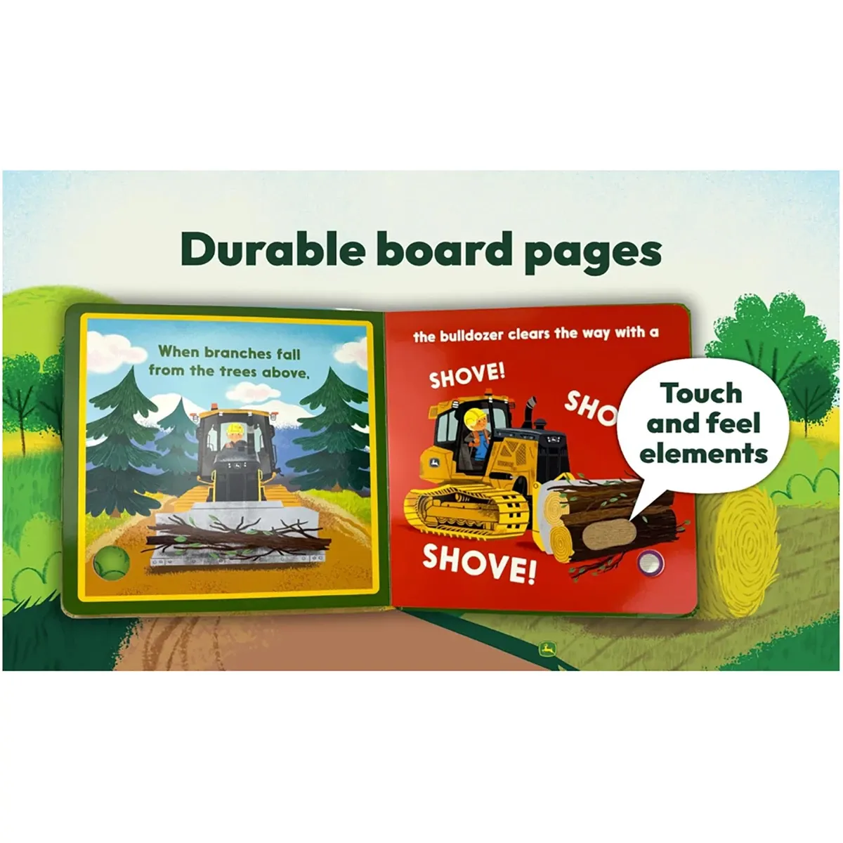 Dig! Dump! Beep! A Listen, Touch and Feel Board Book With Touch and Sound Elements