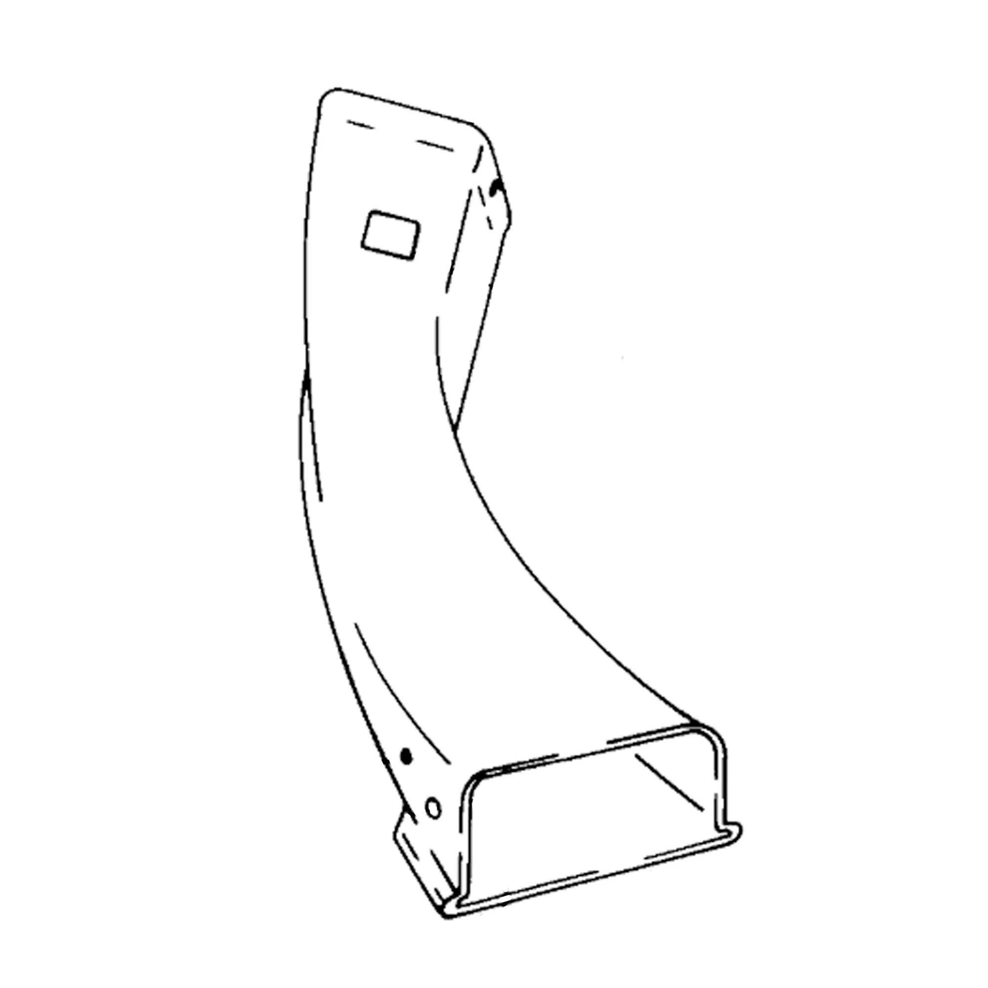 John Deere Double Bag Grass Chute - AM115727