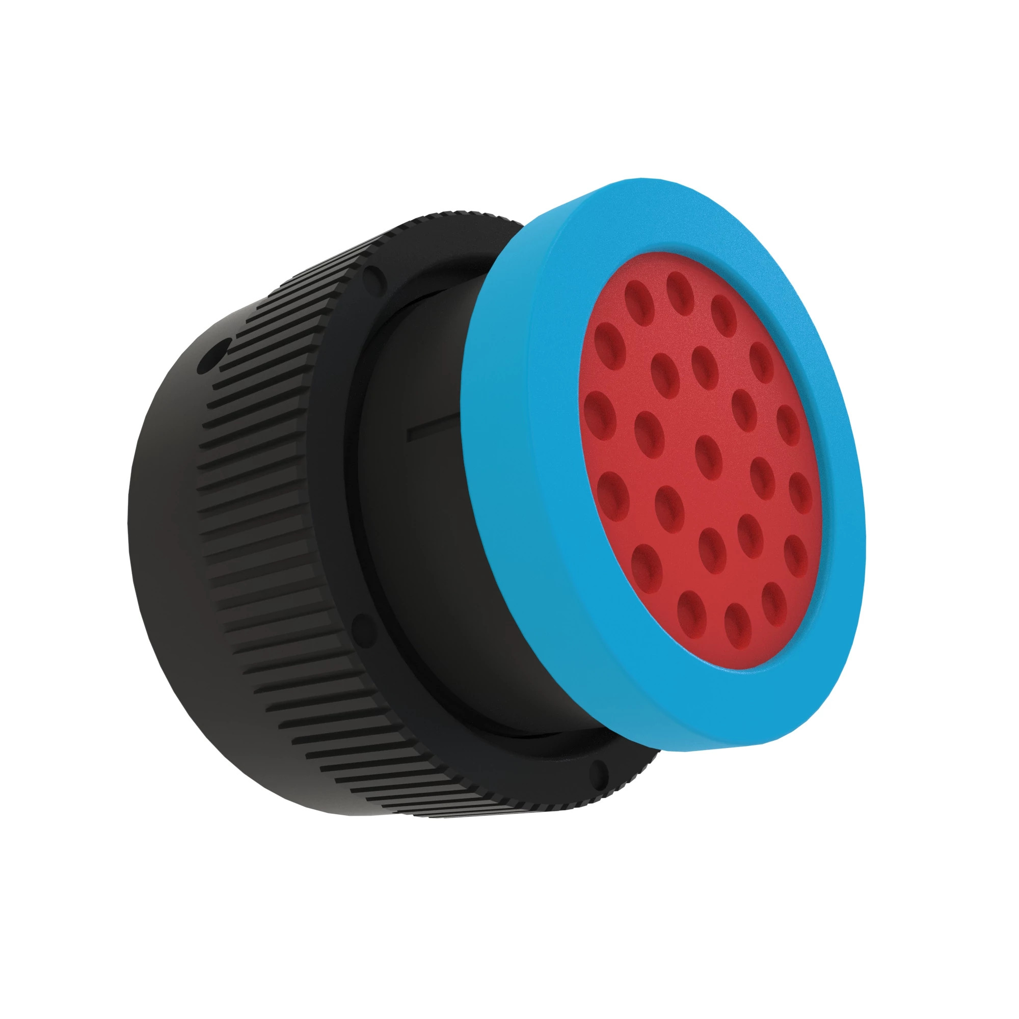 John Deere Black Internal Electrical Connector Housing, 23 Cavities - 57M8794