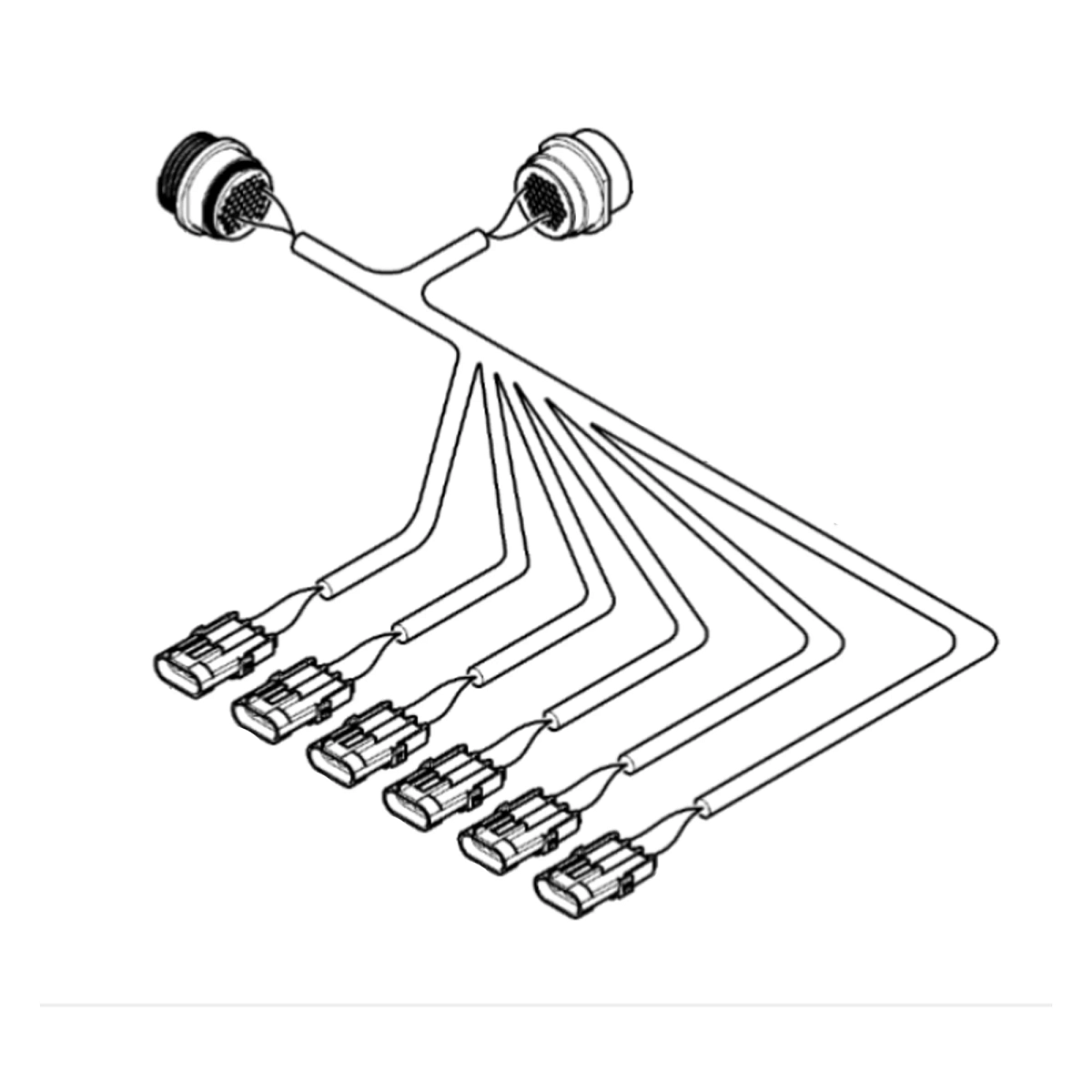 Harness, Wiring 1740 Row 1-6