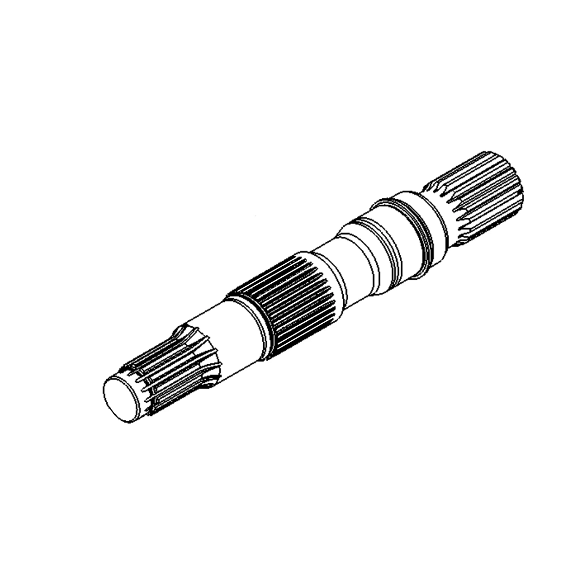 H1P Pump Input Shaft 14 Toot