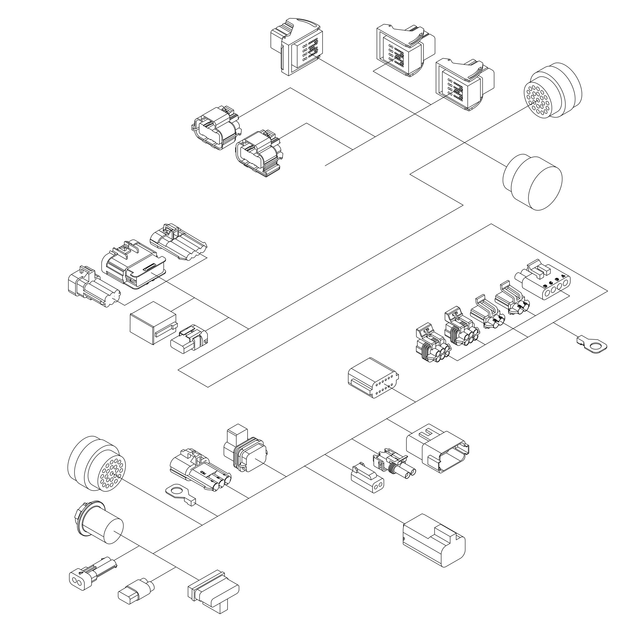 John Deere Main Wiring Harness - AH230517