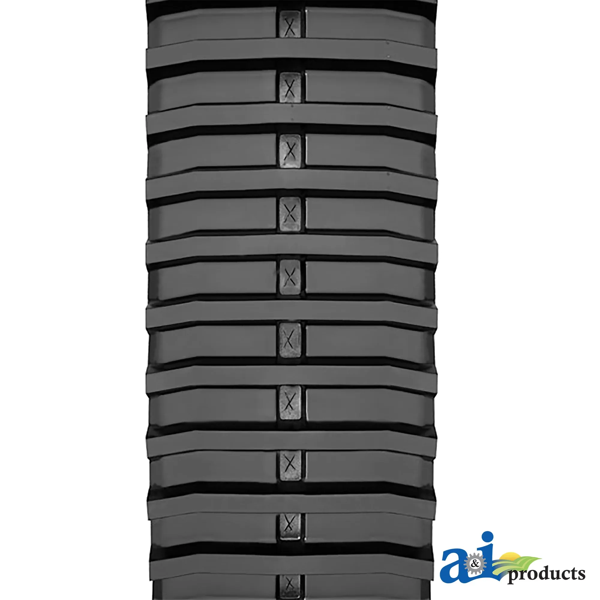 A&I Products Y Tread Pattern Rubber Track, Width 600 mm, Pitch 100 mm, Links 82 - A-60010082Y