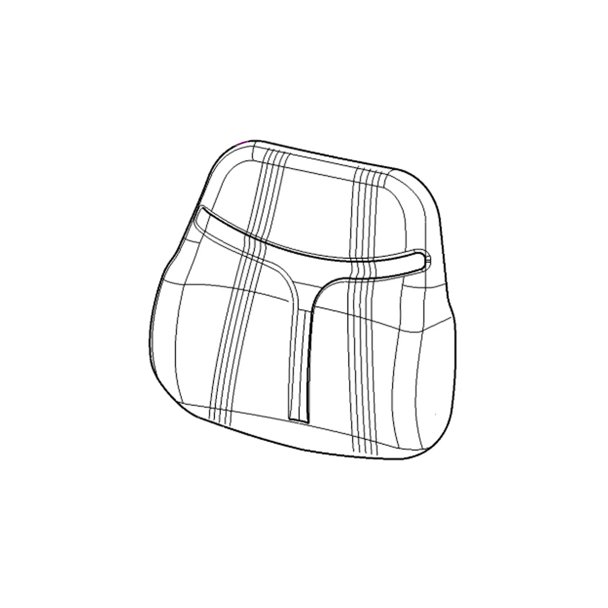 John Deere Fabric Seat Back - ER261270